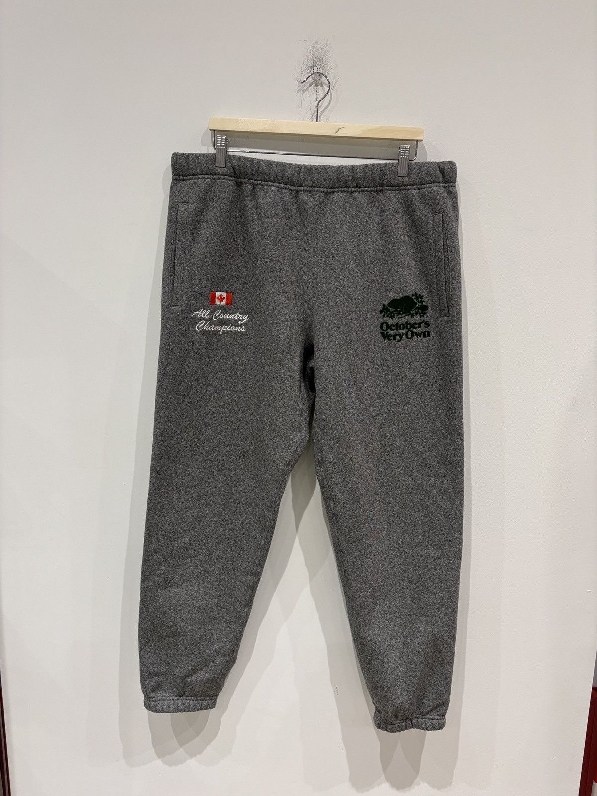 October's Very Own OVO x Roots All Country Sweatpants Grey Size: XL Size US 36 / EU 52 - 1 Thumbnail
