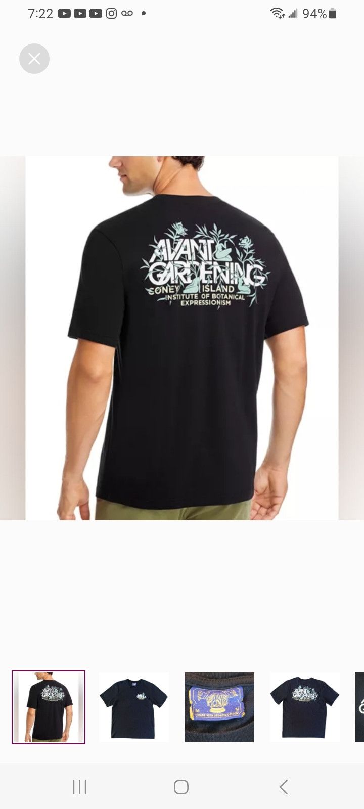 Other CONEY ISLAND PICNIC 'Avant Gardening' Long-Sleeve T-Shirt Size US M / EU 48-50 / 2 - 1 Thumbnail