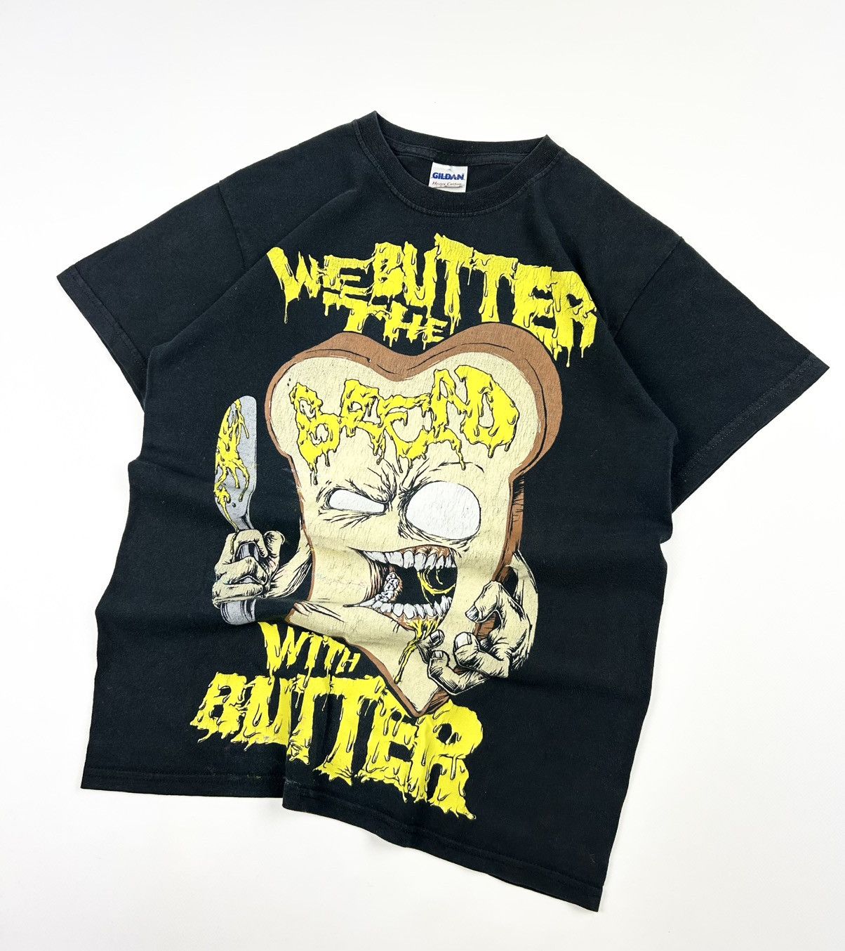 Band Tees × Vintage We Butter The Bread With Butter Rock T Shirt Vintage Size US S / EU 44-46 / 1 - 2 Thumbnail