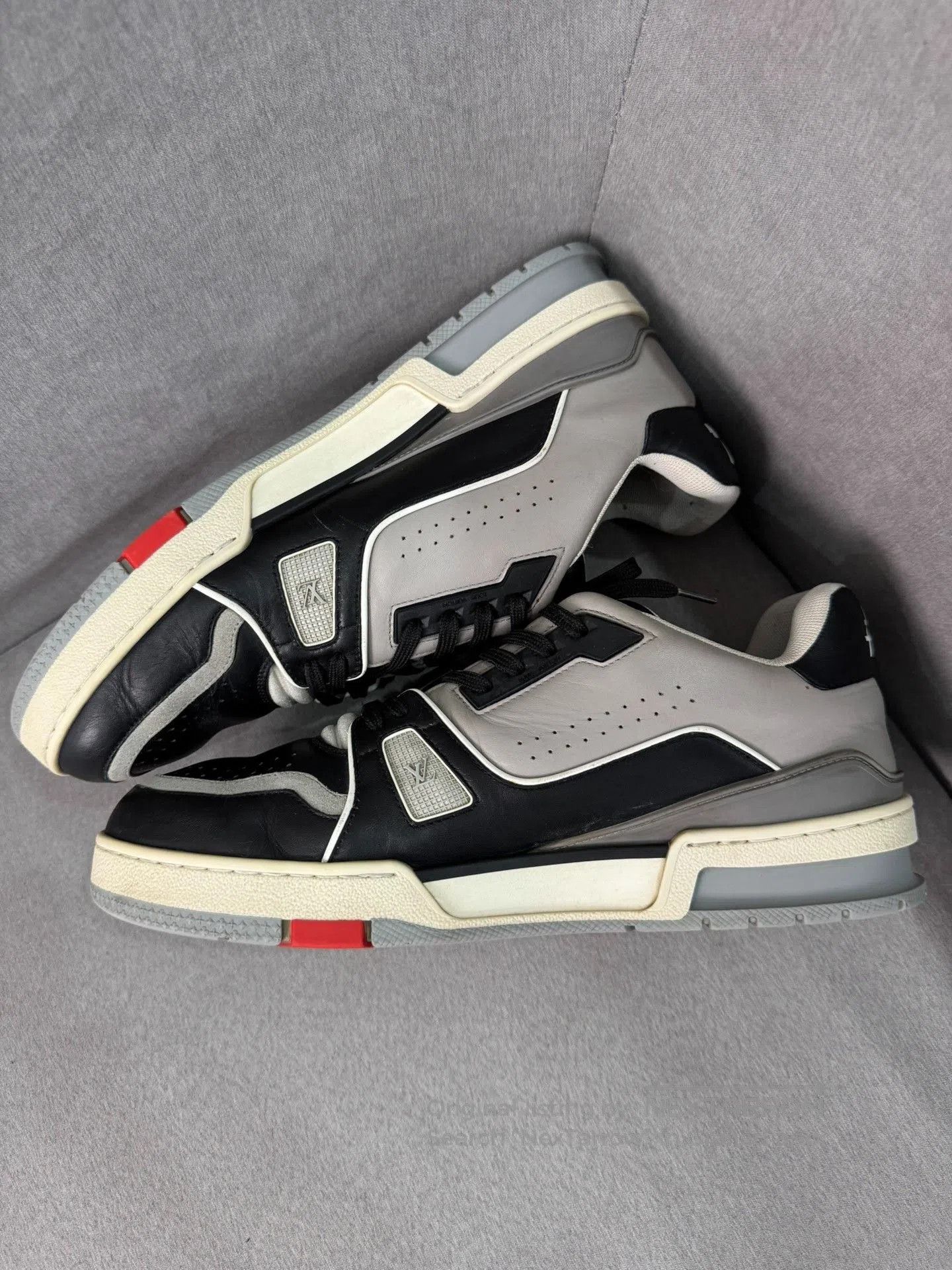 Louis Vuitton Louis Vuitton Trainer Black Cement. Size US 8 / EU 41 - 4 Thumbnail