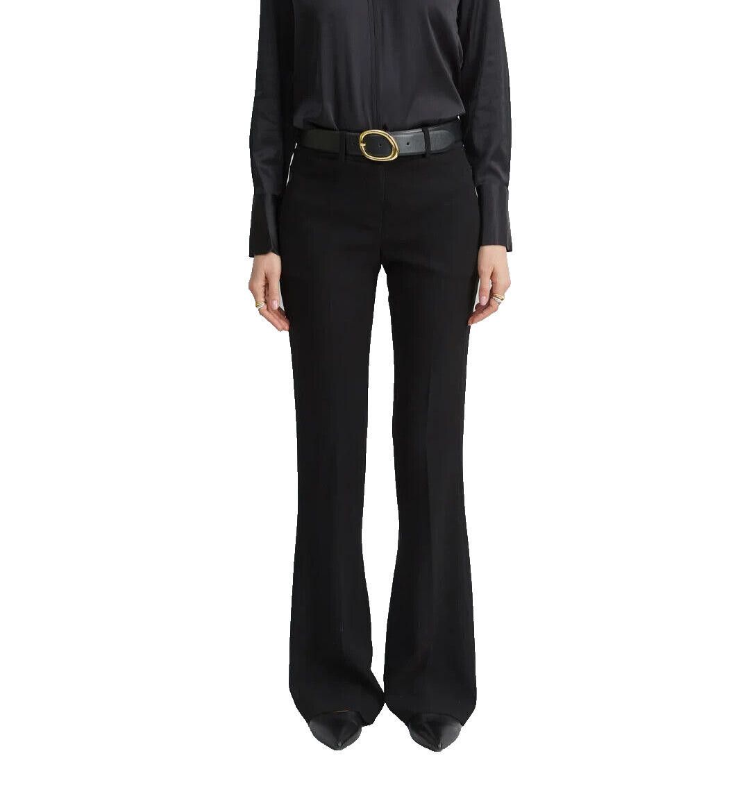 Elie Tahari Elie Tahari US4 Black Fit & Flare Dress Pants Wool Trouser Size 27" / US 4 / IT 40 - 9 Thumbnail