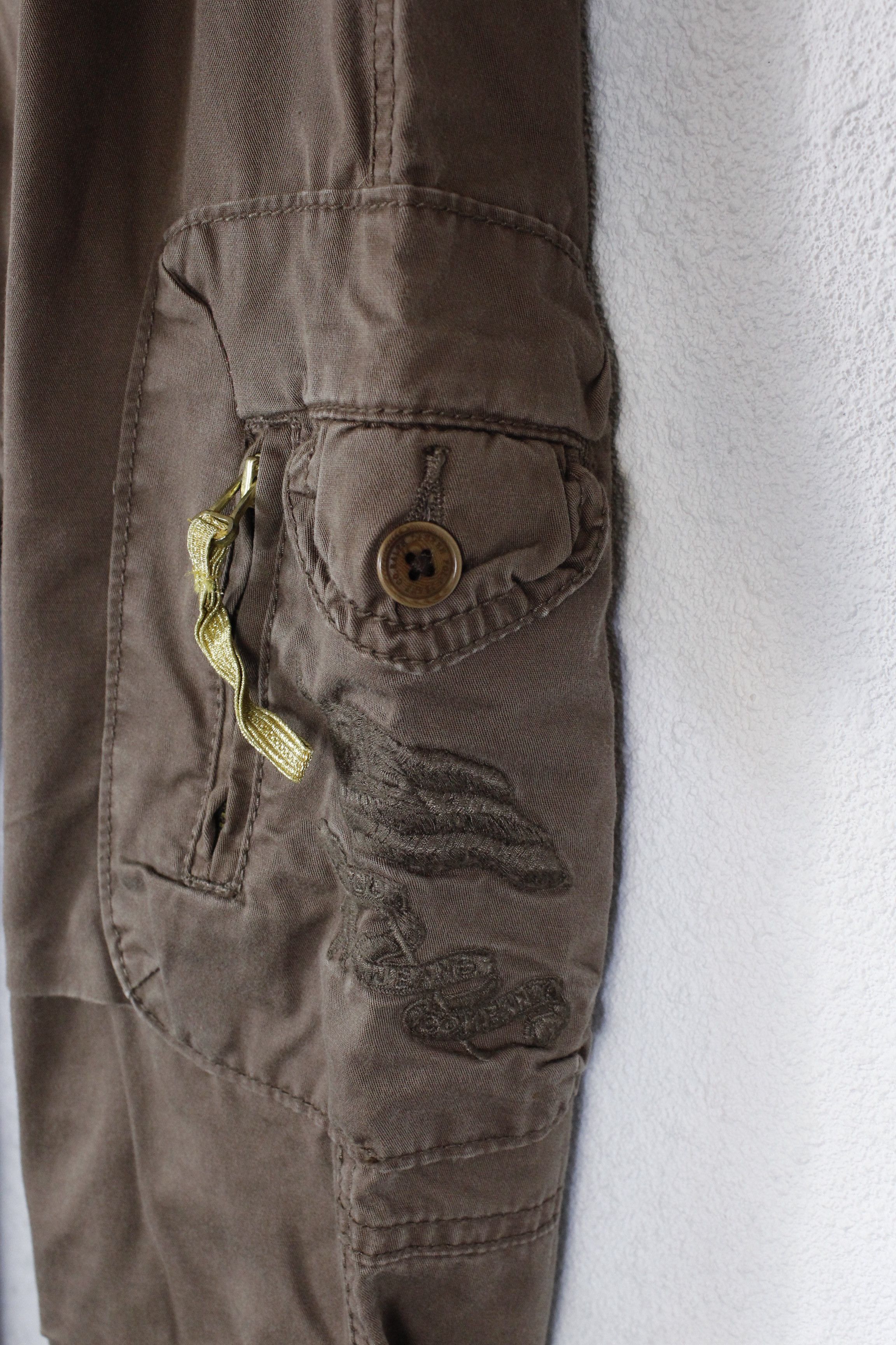 Polo Ralph Lauren × Ralph Lauren Womens Polo Jeans Ralph Lauren Brown Cargo Pants Size 27" / US 4 / IT 40 - 4 Thumbnail