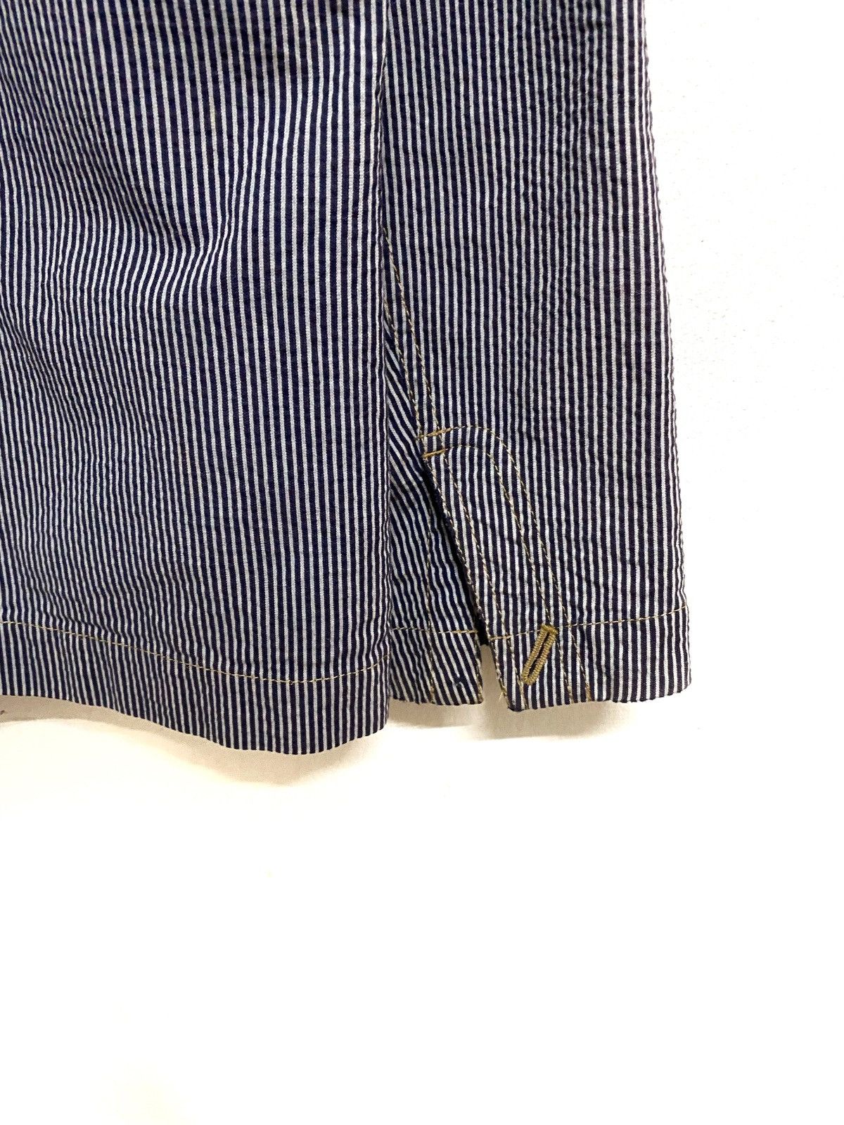 Issey Miyake Rare🔥 Issey Miyake Striped Cotton Jacket Size US L / EU 52-54 / 3 - 8 Thumbnail