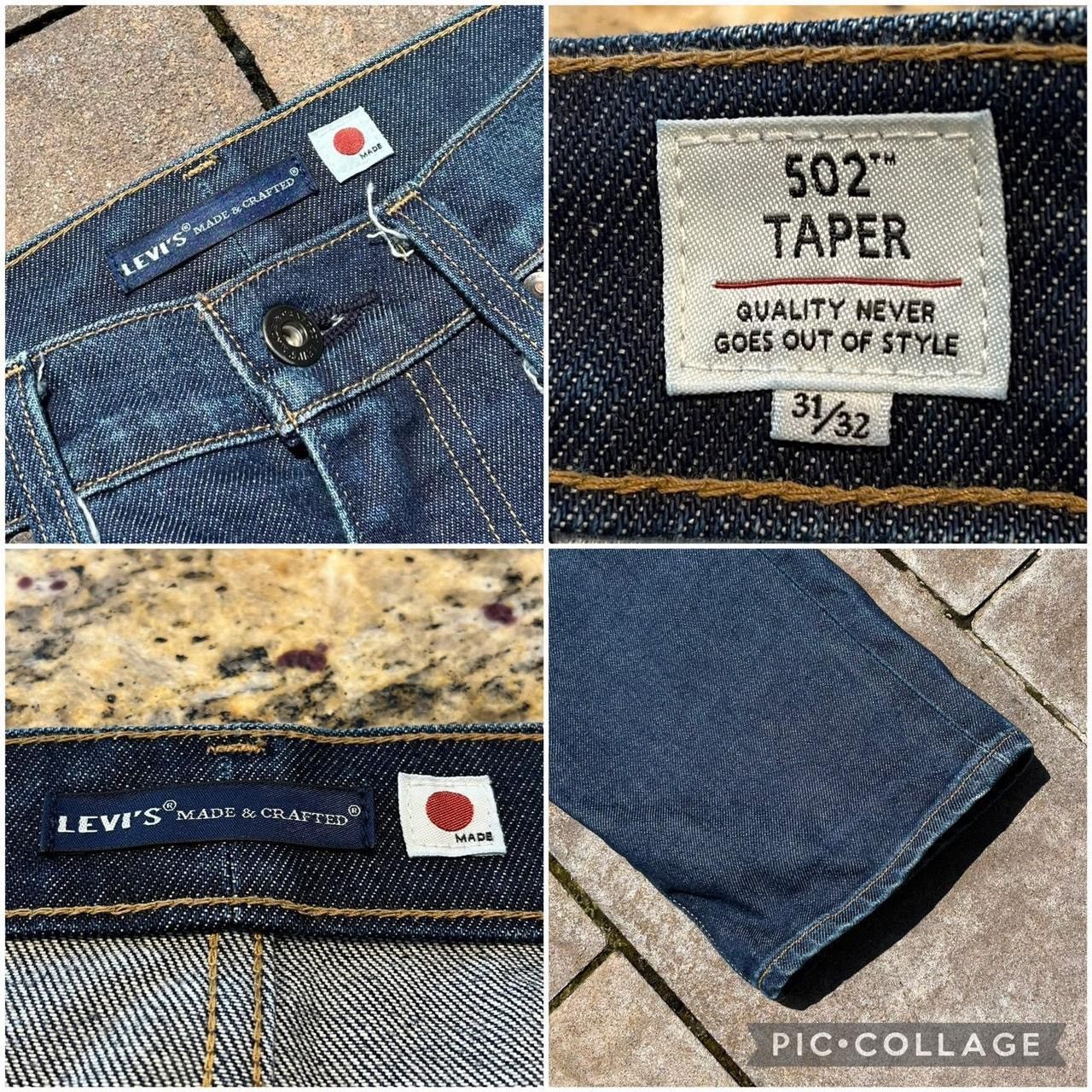 Jean × Levi's × Vintage Vintage Levi’s Made & Crafted 502 Japan Denim Jeans Size US 31 - 4 Thumbnail