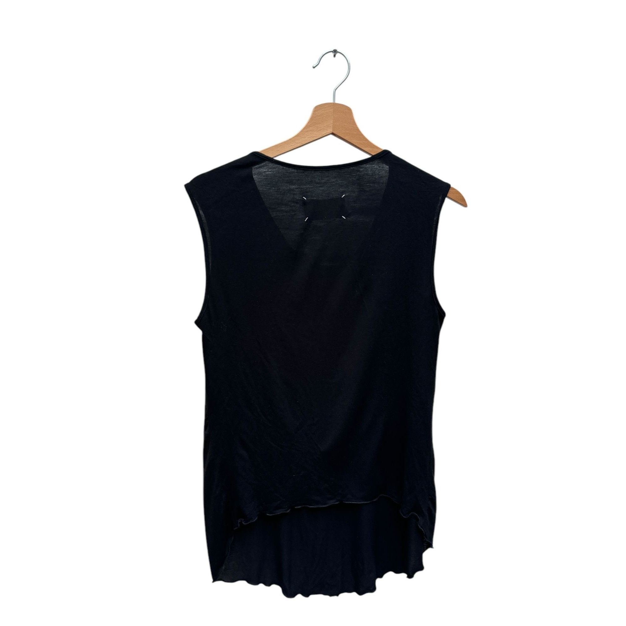Maison Margiela SS 2004 Black Viscose Silk Top Size M / US 6-8 / IT 42-44 - 3 Thumbnail