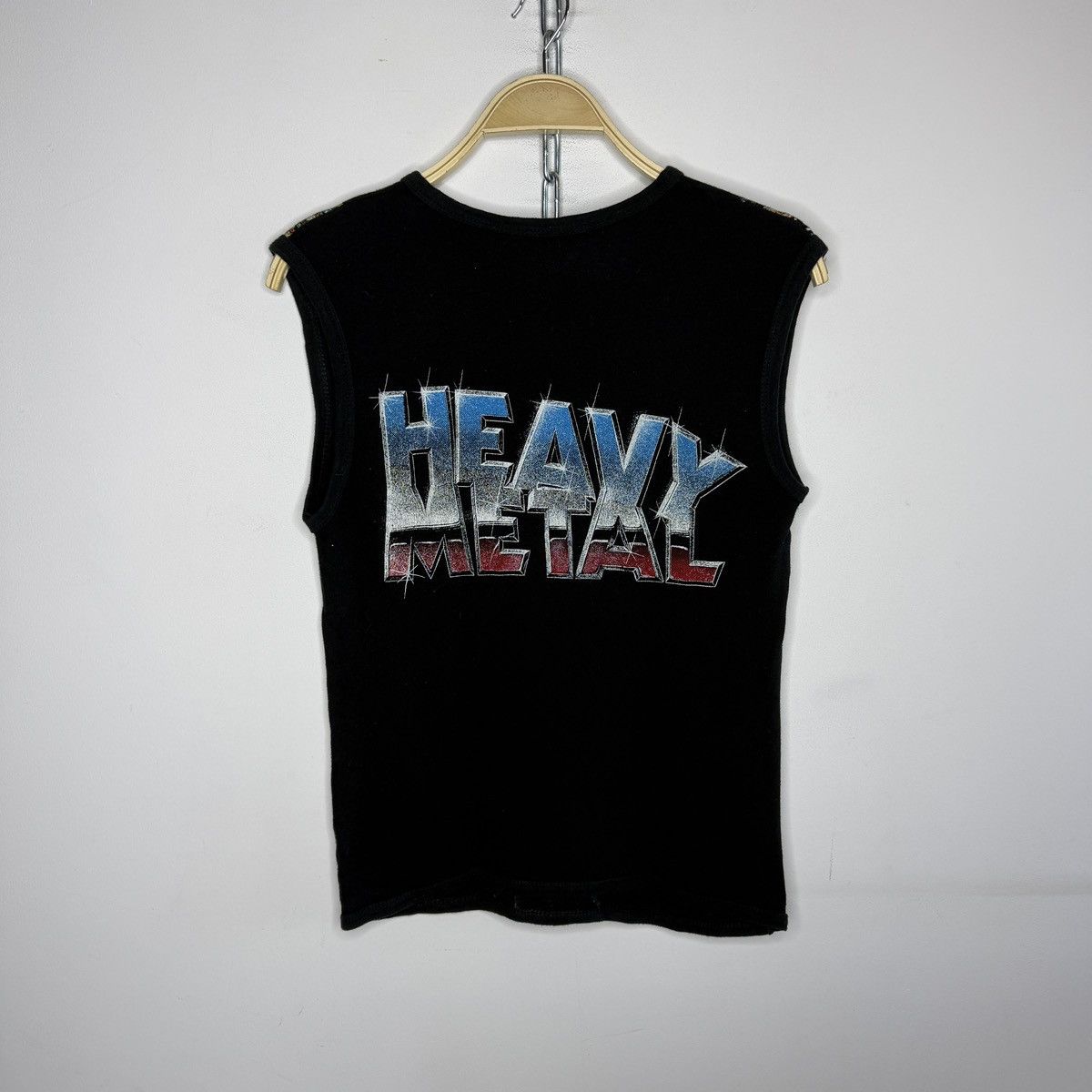 Band Tees Vintage 80s heavy metal muscle shirt rare Kiss wasp venom Size US M / EU 48-50 / 2 - 2 Thumbnail
