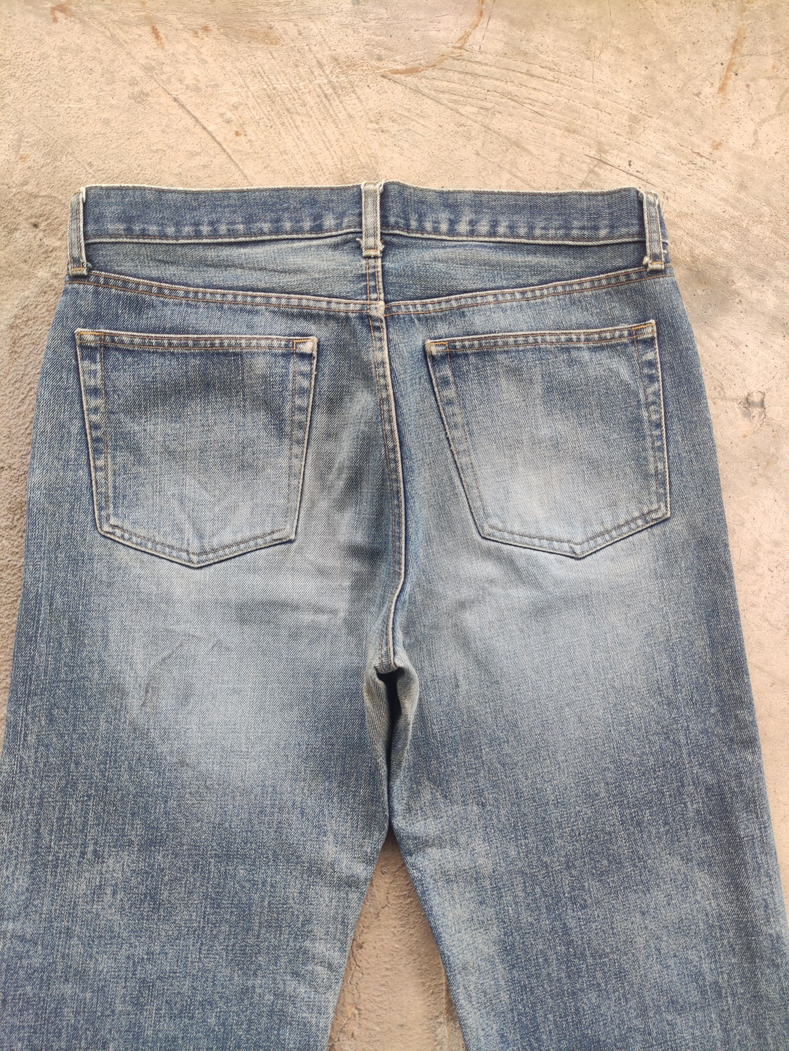 Japanese Brand Vintage Japanese Jean Distressed Faded Denim Pants Size US 35 - 10 Thumbnail