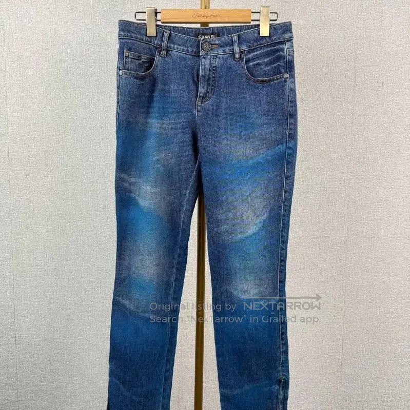 Chanel Chanel Deep Blue Cotton Women's Jeans . Size 28" / US 6 / IT 42 - 1 Thumbnail