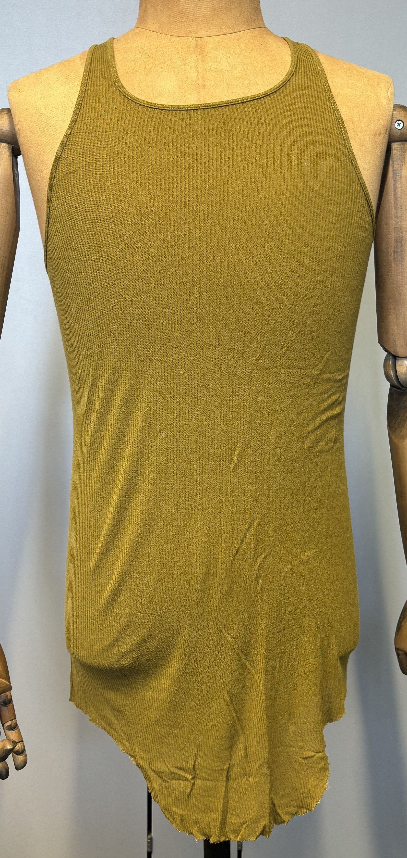 Rick Owens Tank Top Fogachine RU01B1150-RC Size US XXL / EU 58 / 5 - 1 Thumbnail