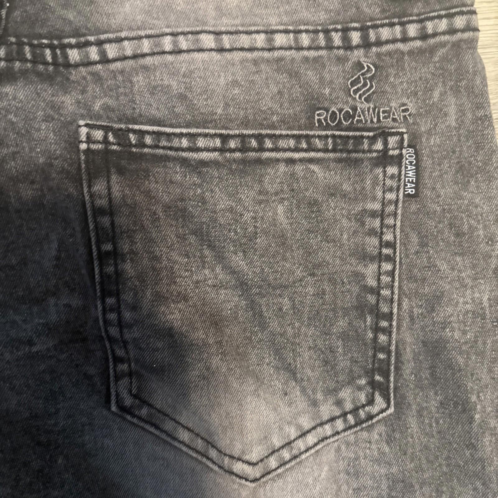 Rocawear Rocawear Mens Straight Jeans 32x30 Denim Pants Classic NWT Size US 32 / EU 48 - 8 Thumbnail