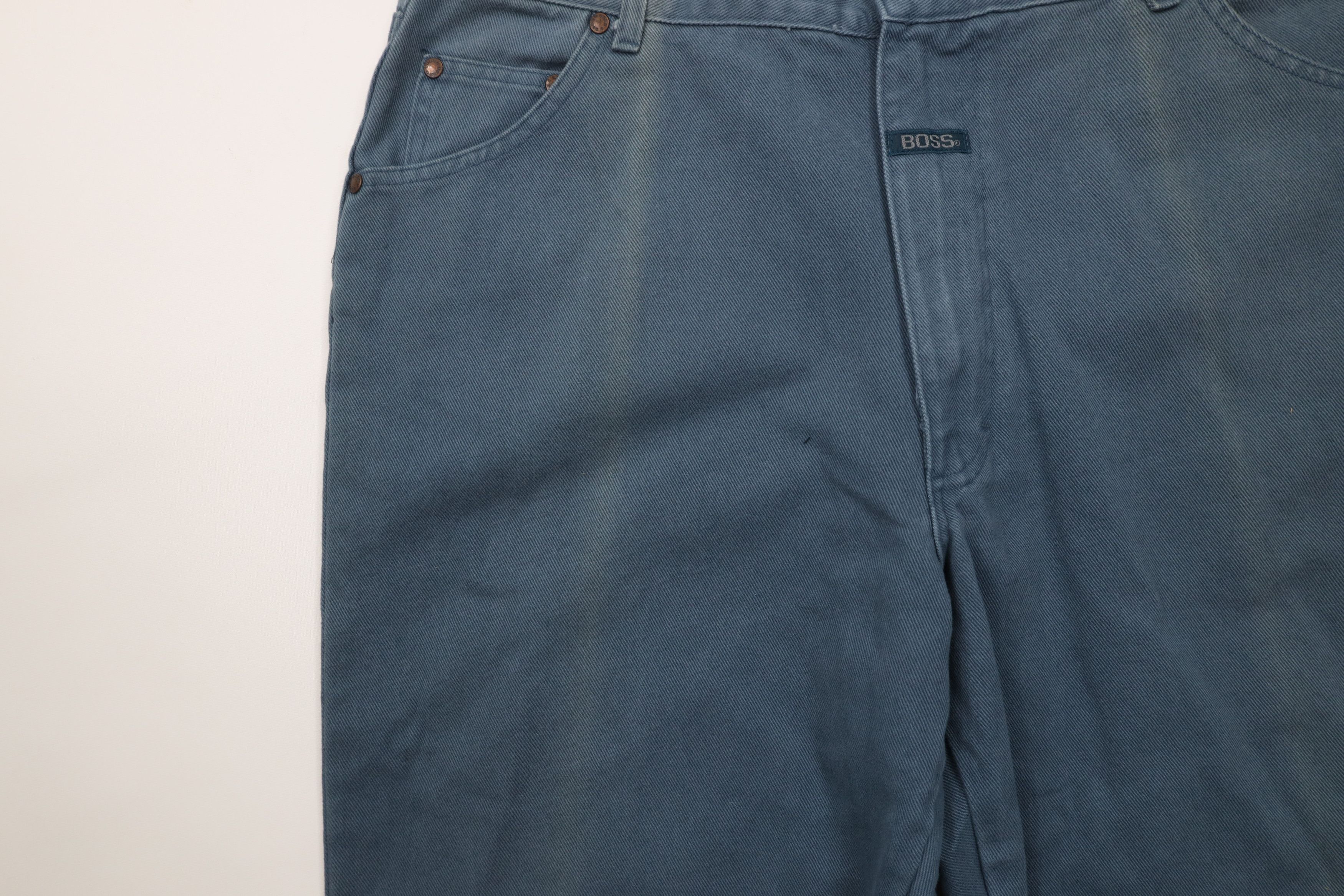 Vintage Deadstock Vintage 90s Boss Skateboard Jeans Teal Blue USA Size US 40 / EU 56 - 6 Thumbnail