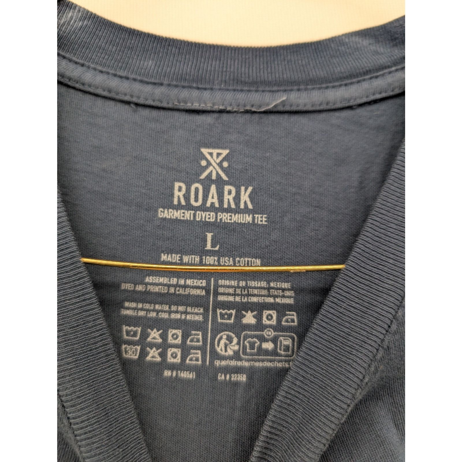 Roark NWT Roark Expeditions Premium Tee in Navy size Large Size US L / EU 52-54 / 3 - 4 Thumbnail
