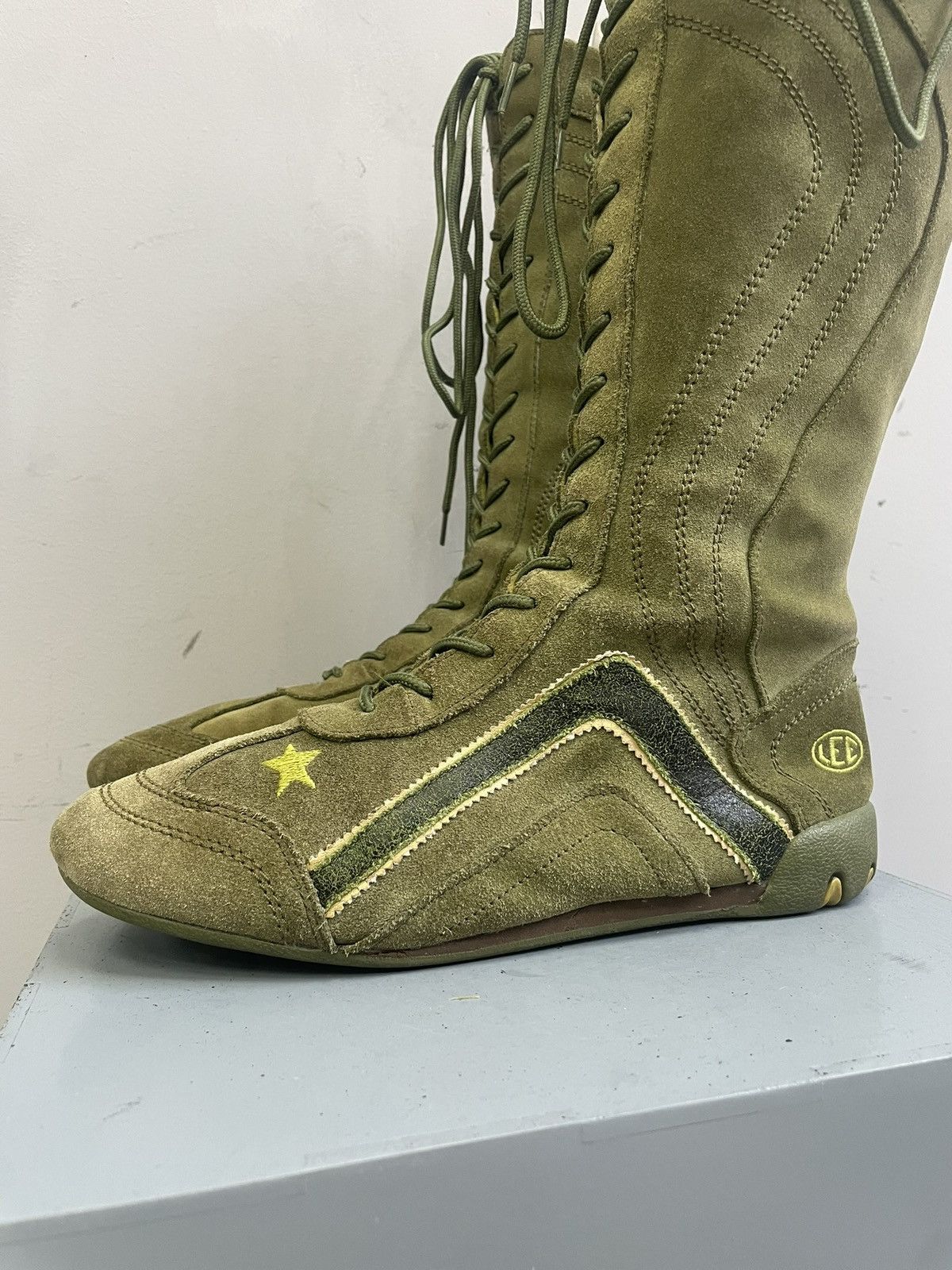 Lee If six was nine style leather moto boots Lee man 41 suede Size US 8 / EU 41 - 7 Thumbnail