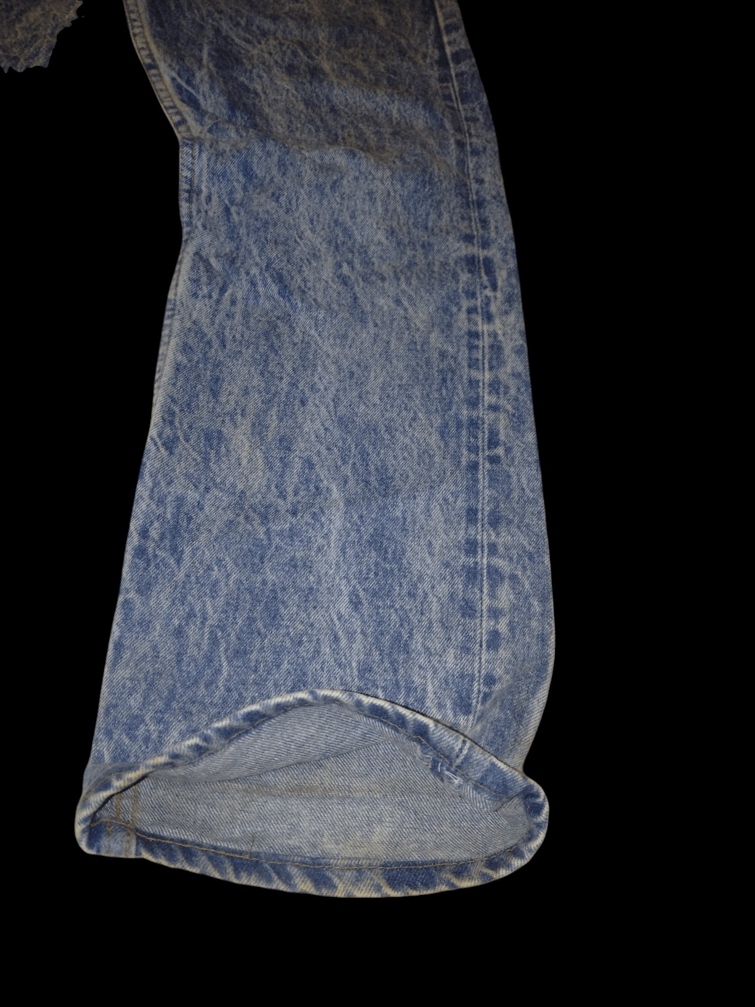 If Six Was Nine × Le Grande Bleu (L.G.B.) × Levi's Crazy acid wash Levi’s Vintage Jeans Size US 34 / EU 50 - 11 Thumbnail