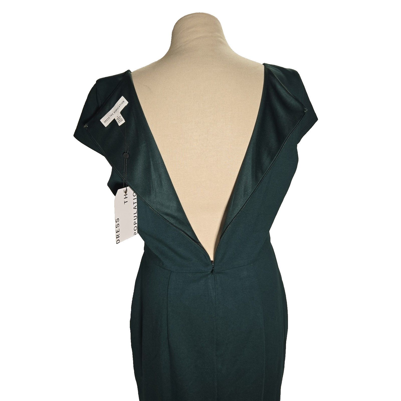 Dress the Population Dress The Population Sheath Dress Large NWT Green Lined Size L / US 10 / IT 46 - 7 Thumbnail