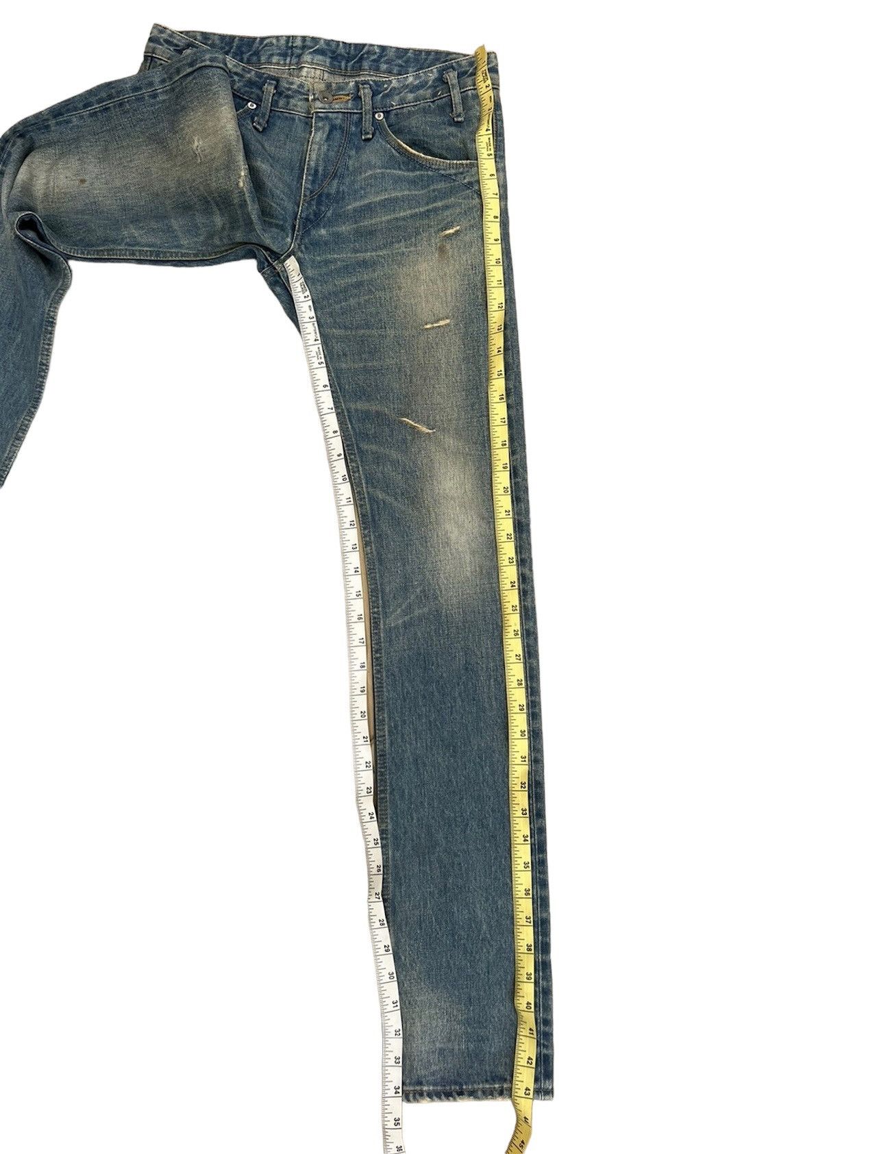 Mr. Olive Mr. Olive Japan Mud Denim Selvedge Distressed Jeans Size US 29 - 5 Thumbnail