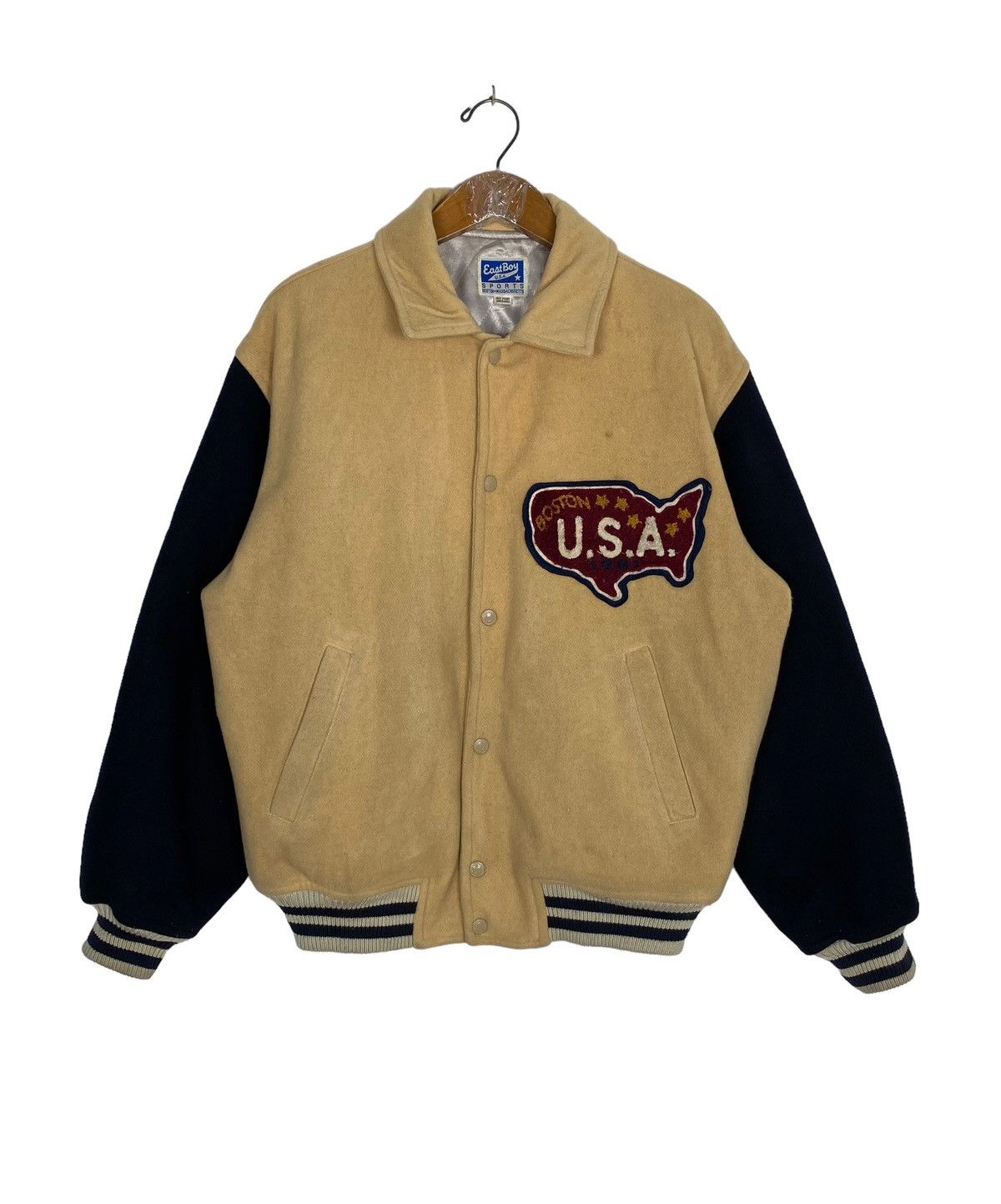 Vintage Rare‼️ Vintage Eastboy Boston Usa Champion 81 Wool Varsity Size US M / EU 48-50 / 2 - 3 Thumbnail