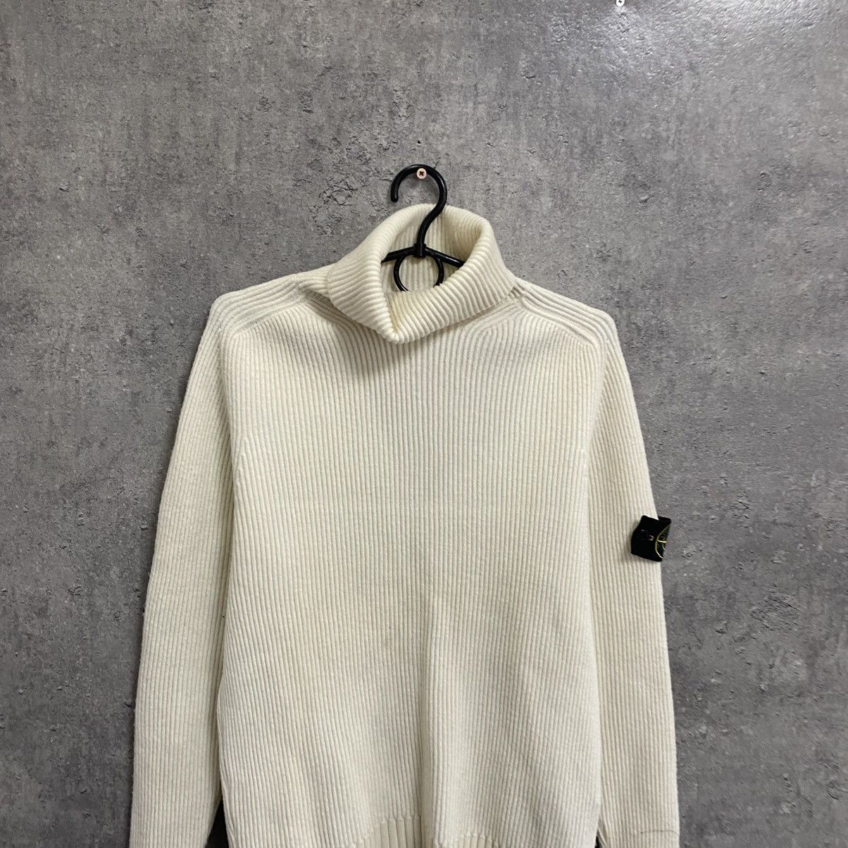 Stone Island Vintage Stone Island Turtleneck Wool Knit Sweater Size US L / EU 52-54 / 3 - 4 Thumbnail