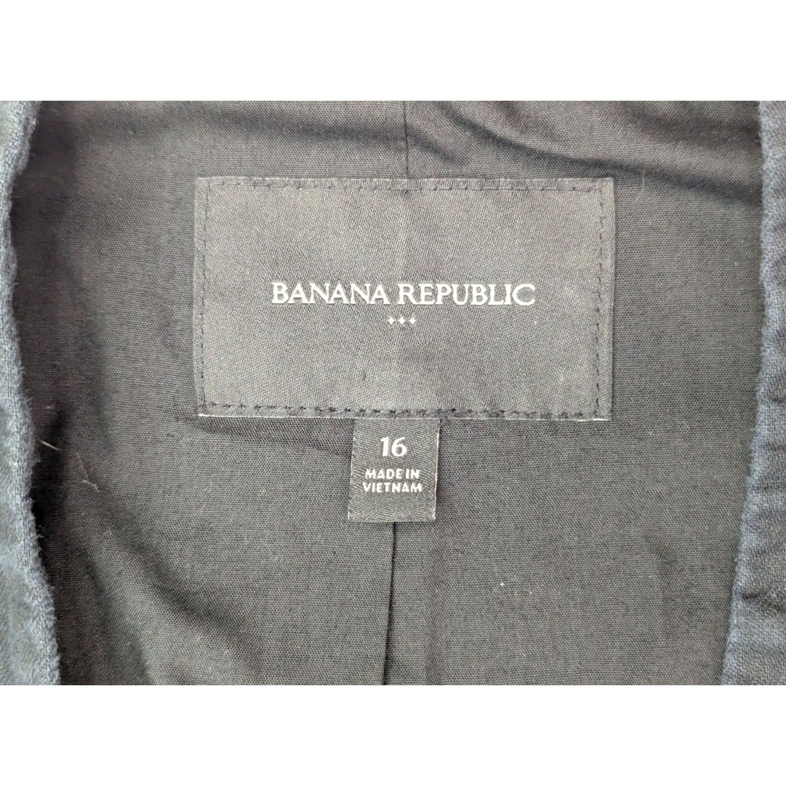 Banana Republic Banana Republic Sweater Cardigan Women Sz 16 Linen Blend Open Front Knit Lined Size XXL / US 16-18 / IT 52-54 - 3 Thumbnail