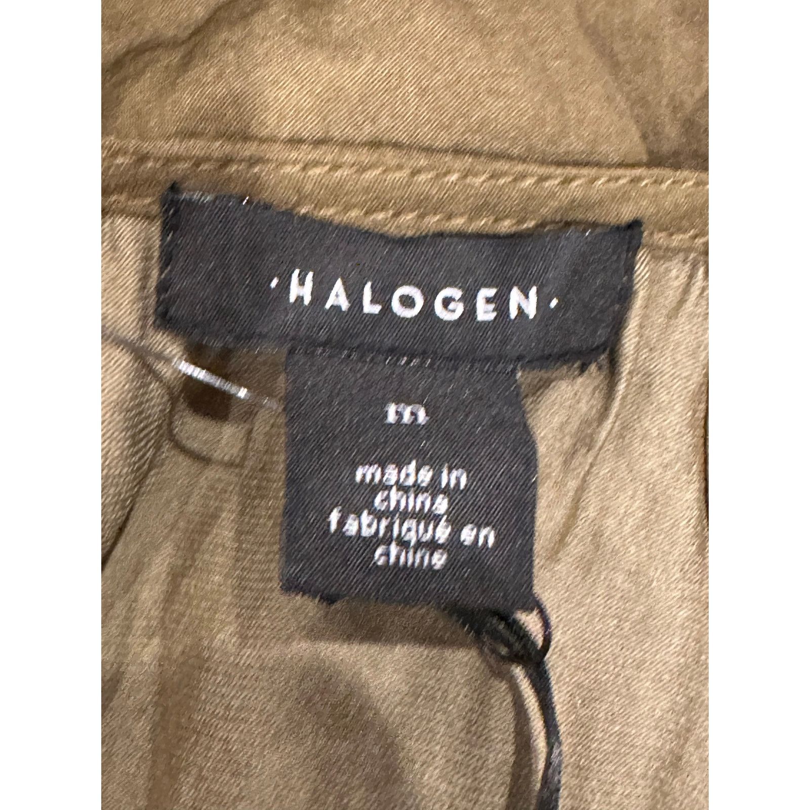 Other Halogen Women's Olive Green Lace Trim Halter Camisole M NWT Size M / US 6-8 / IT 42-44 - 7 Thumbnail