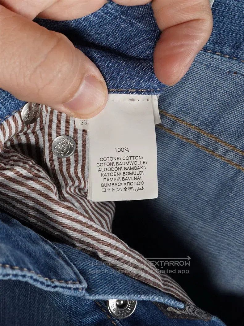 Brunello Cucinelli Brunello Cucinelli Men's Summer Denim Pants Size US 32 / EU 48 - 9 Thumbnail