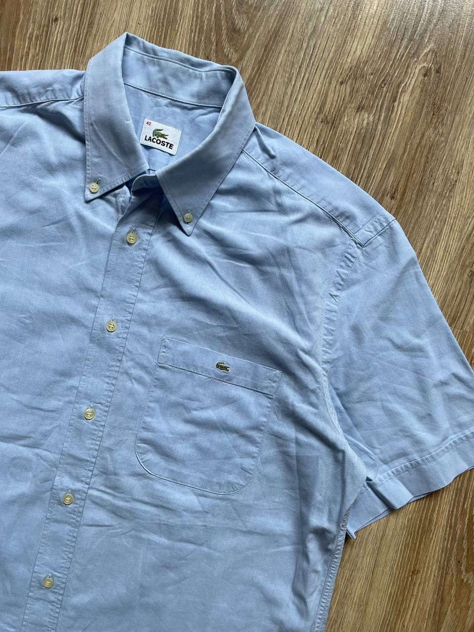 Lacoste Lacoste Short Sleeve Casual Button-Down Shirts for Men Size US L / EU 52-54 / 3 - 3 Thumbnail