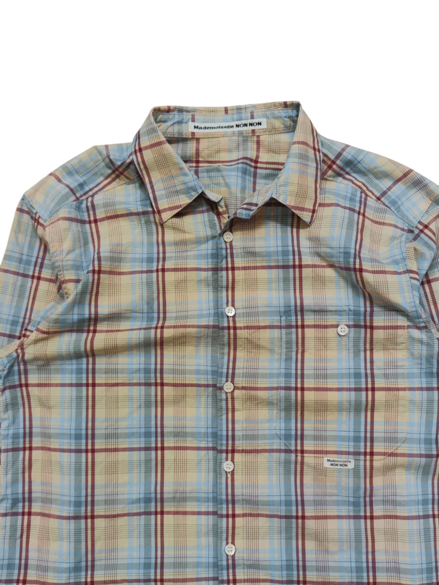 Flannel × Issey Miyake × Mademoiselle Non Non 2000s Mademoiselle NON NON Button-Up Size US S / EU 44-46 / 1 - 2 Thumbnail