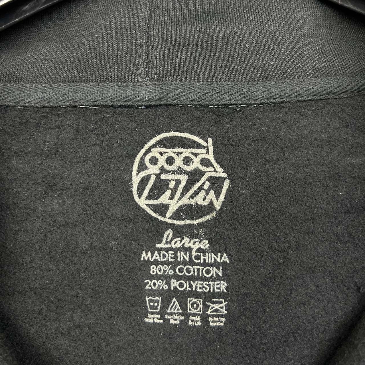 Other Good Livin Hoodie Men Black Fleece Lined Full Zip New L Size US L / EU 52-54 / 3 - 6 Thumbnail