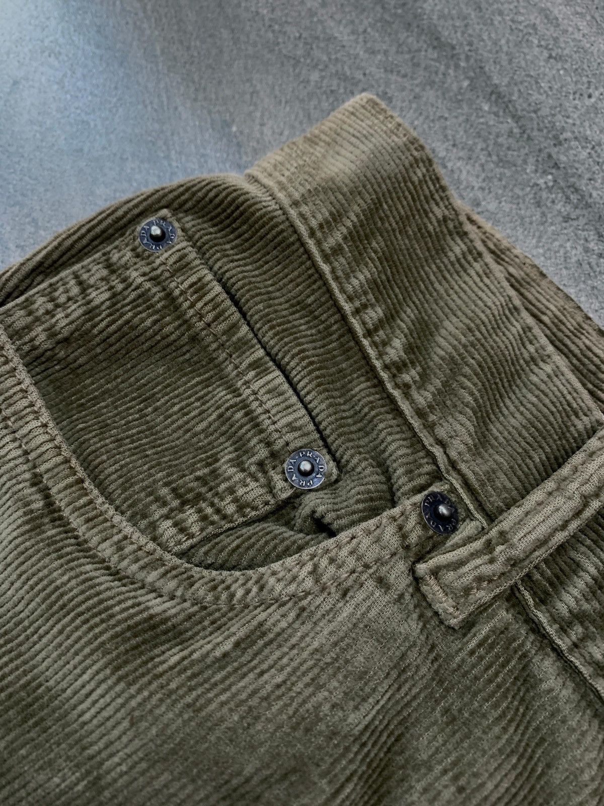 Prada Corduroy Tight Pants Size US 31 - 5 Thumbnail