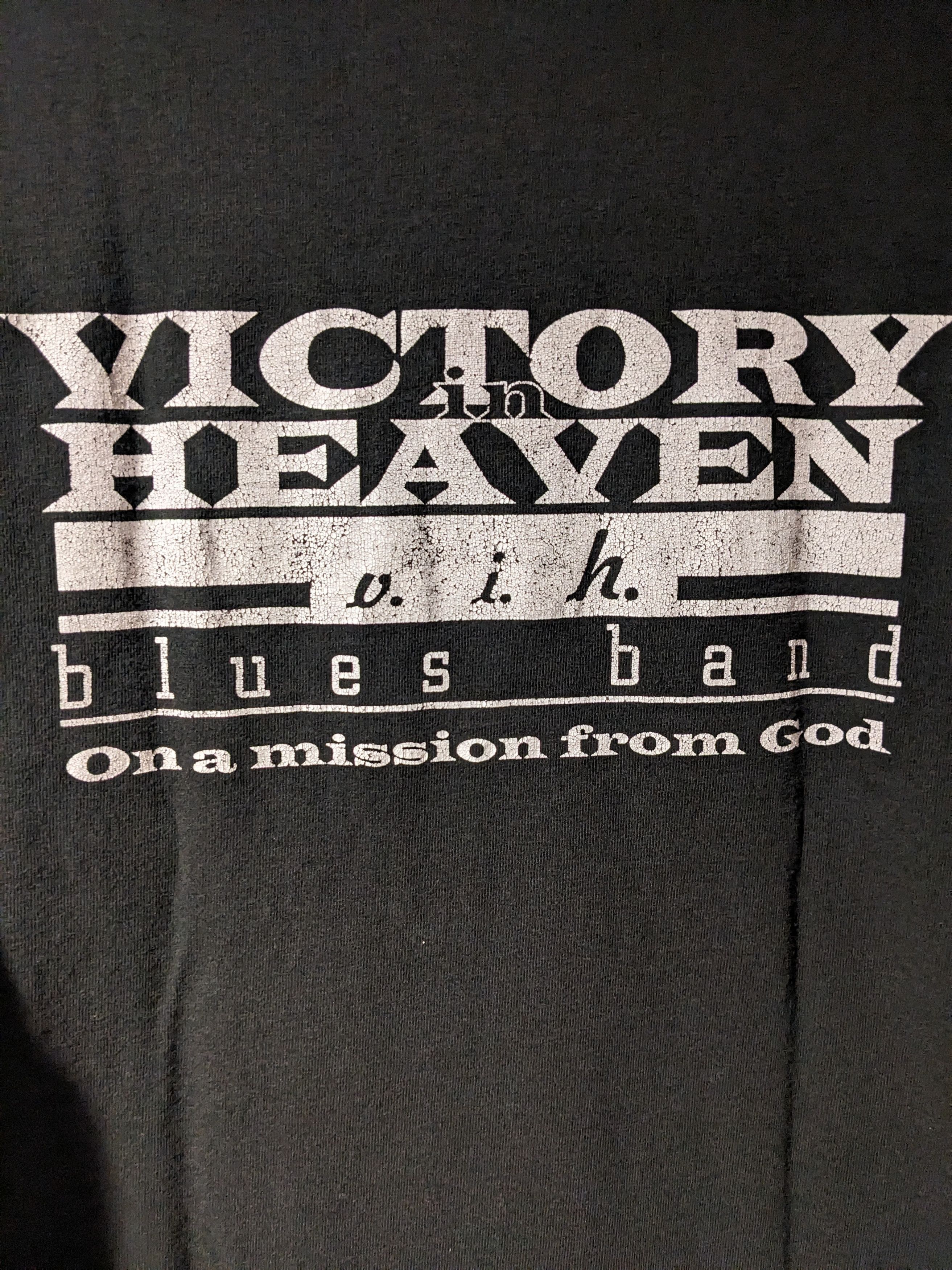 Band Tees × Vintage Vintage Y2K Victory in Heaven Blues Band Mission T-Shirt Size US XL / EU 56 / 4 - 2 Thumbnail