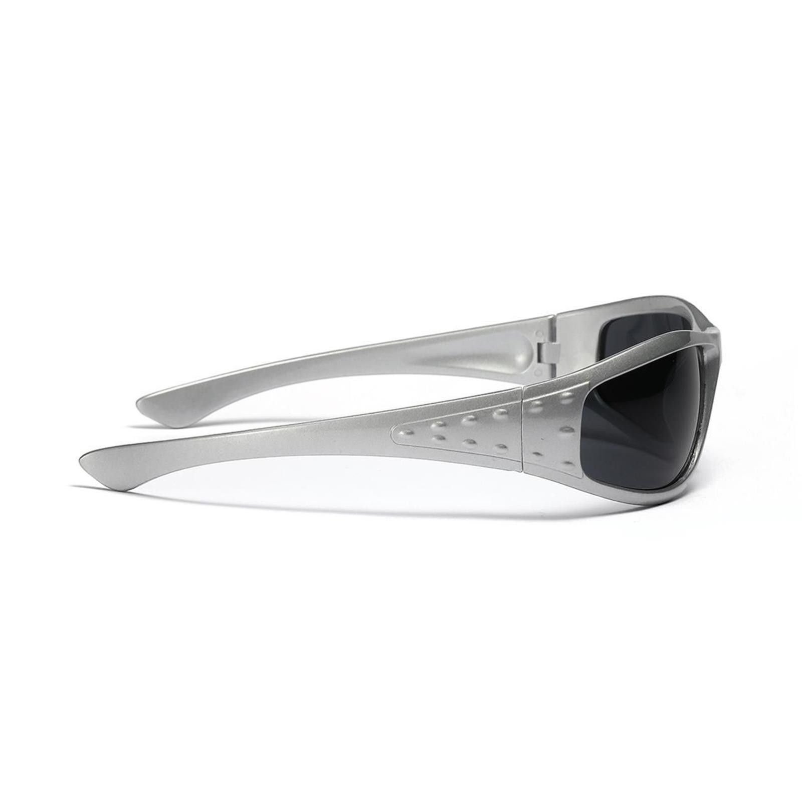Japanese Brand Vtg Y2k Avant Garde Futuristic Sunglasses Silver Unisex OS Size ONE SIZE - 4 Thumbnail