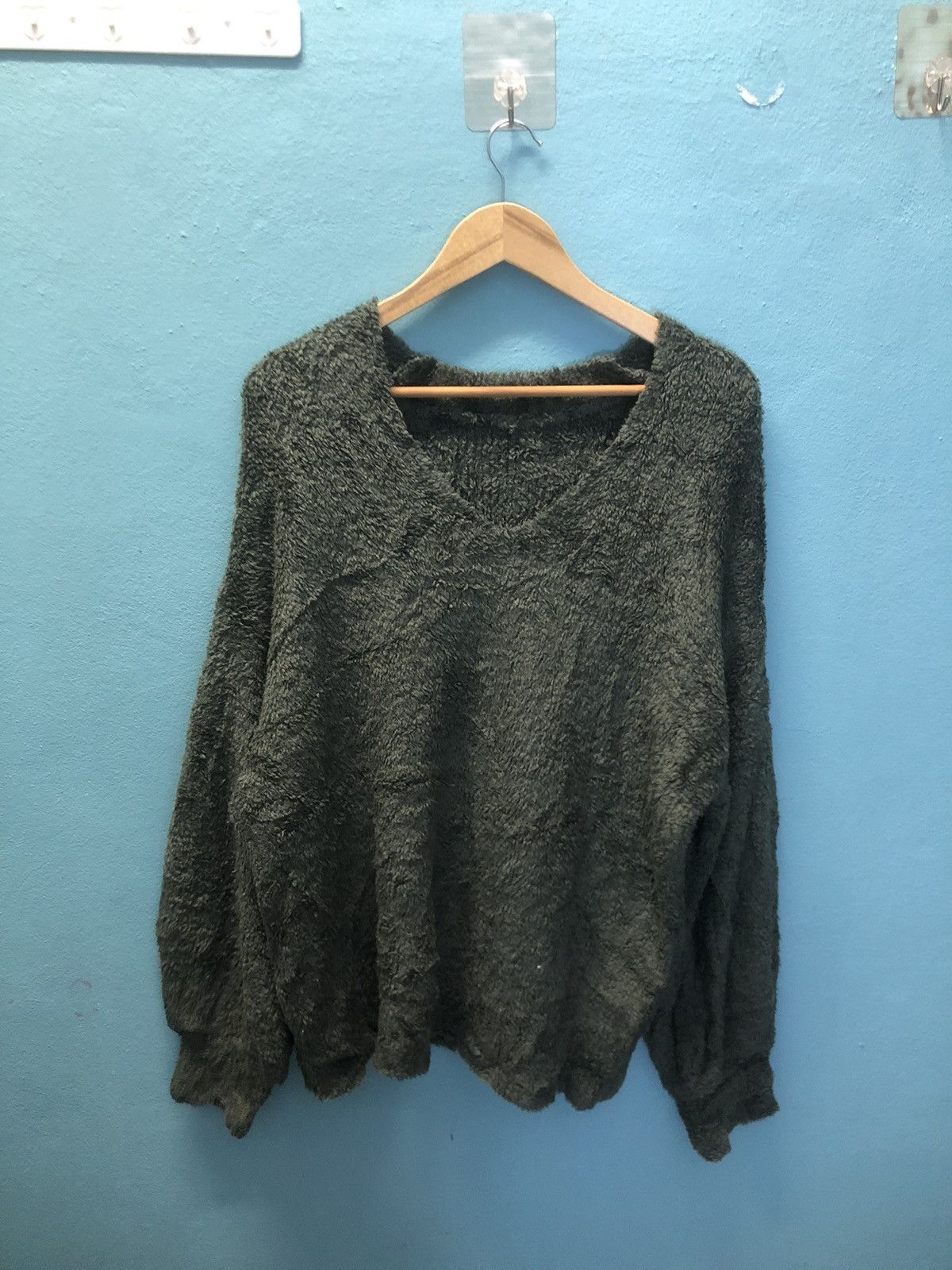 Designer × Japanese Brand × Vintage Ray beams knit fleece sweatshirt Size US L / EU 52-54 / 3 - 1 Thumbnail