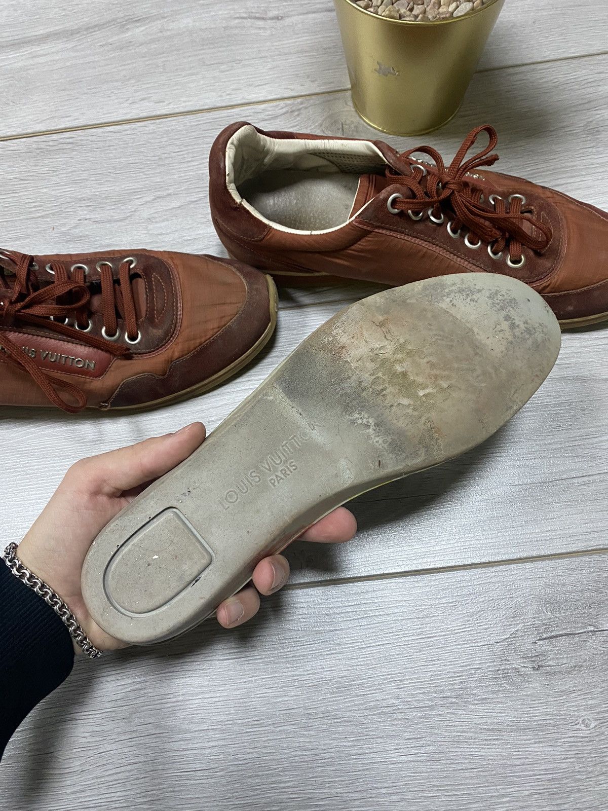 Vintage Louis Vuitton vintage suede sneakers boots Size US 8.5 / EU 41-42 - 10 Thumbnail