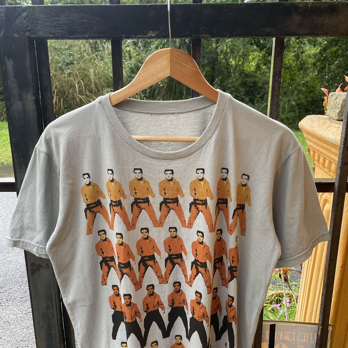 Band Tees × Vintage 🔥Vintage Y2K Elvis Presley Pop Art Photo Print Promo Tee Size US L / EU 52-54 / 3 - 3 Thumbnail