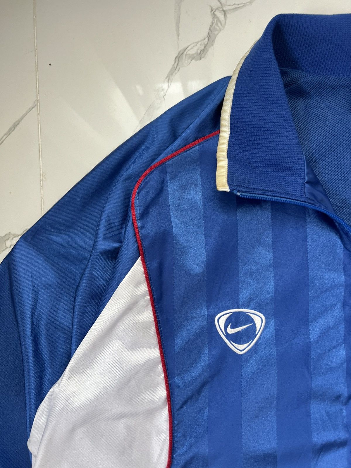 Nike × Vintage 90's NIKE TEAM RARE Y2K TRACK JACKET MULTISWOOSH LOGO Size US XL / EU 56 / 4 - 5 Thumbnail