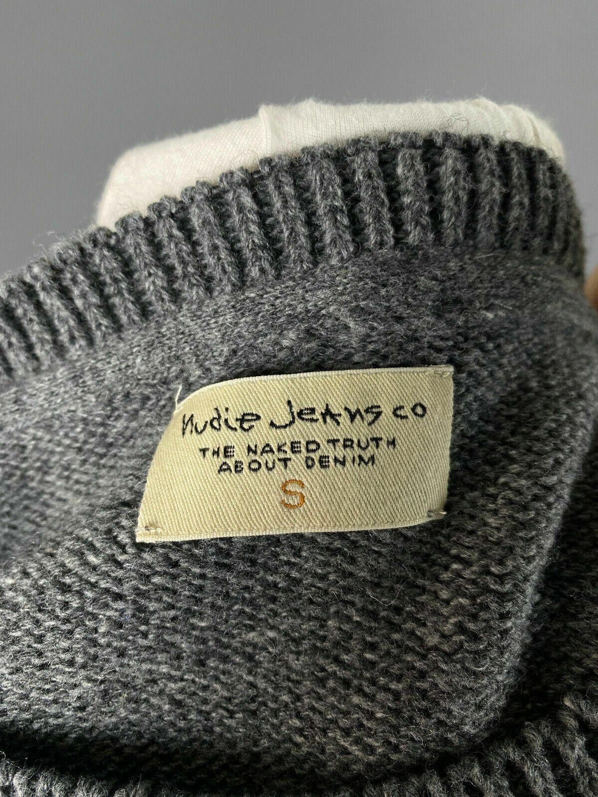 Nudie Jeans Ladies Nudie Jeans Grey Wool Blend Knited Sweater Size S Size US S / EU 44-46 / 1 - 9 Thumbnail