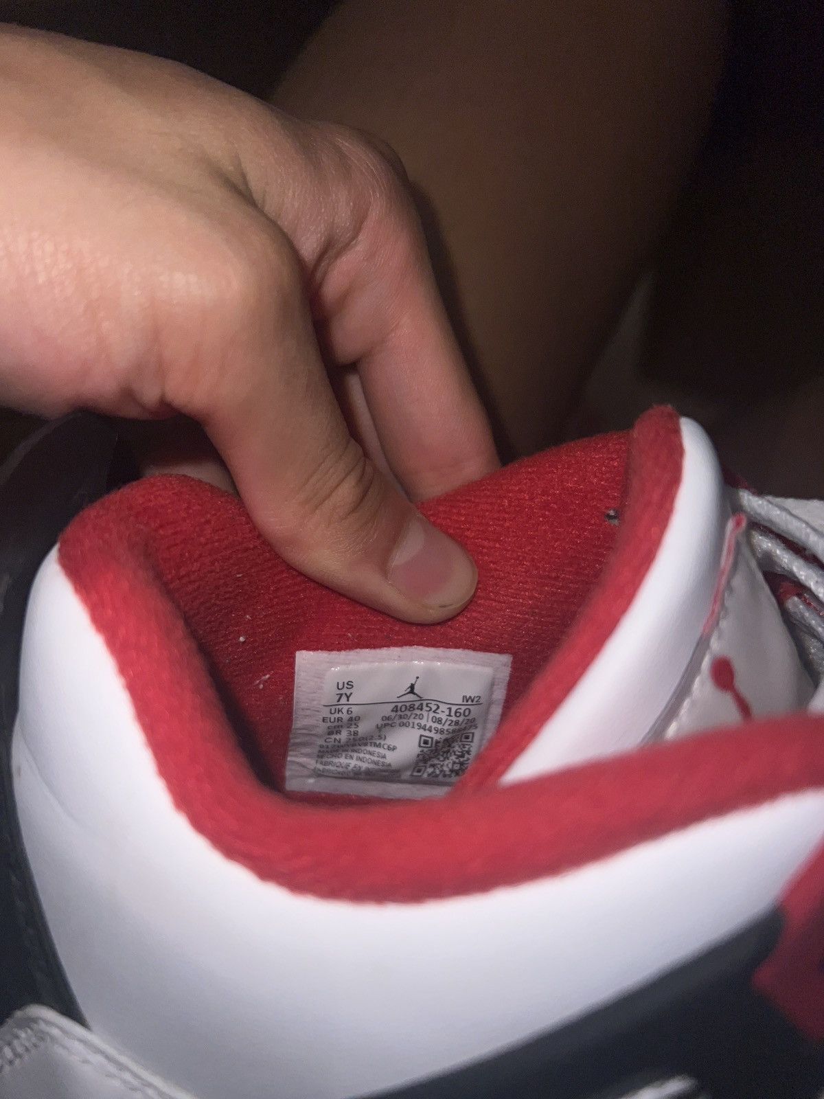 Jordan Brand Jordan 4 fire red 2020 gs’ size 7 Size US 7 / EU 40 - 6 Thumbnail
