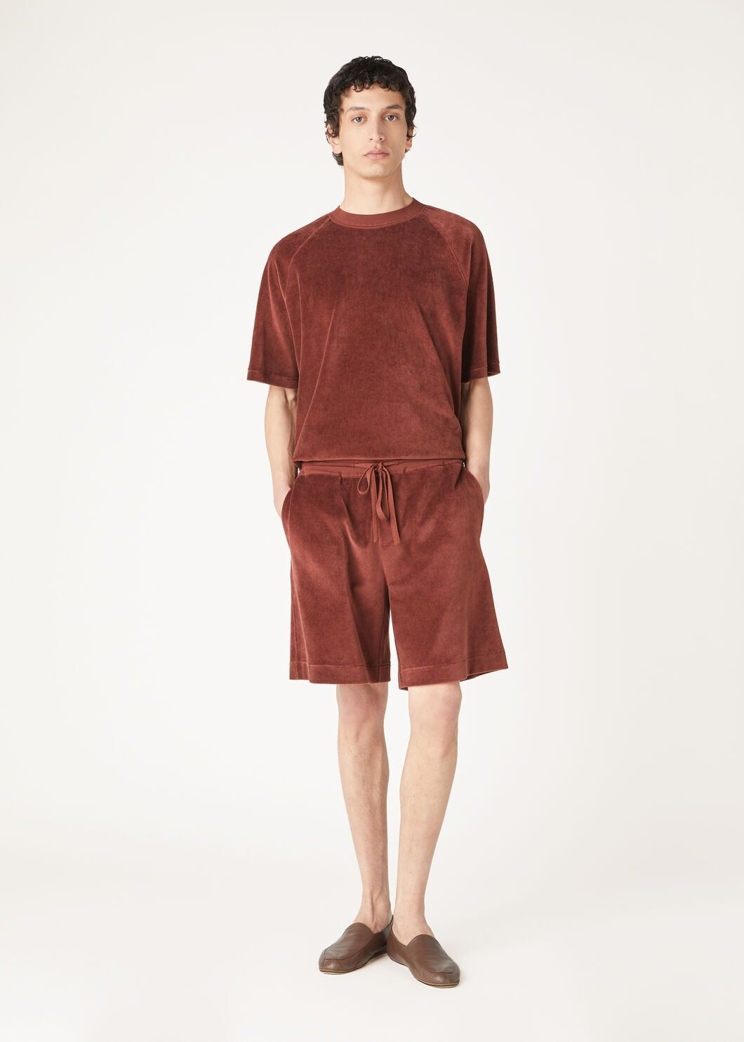 Loro Piana o1w1db10725 FAO5386 Duggia T-Shirt in Red Size US S / EU 44-46 / 1 - 2 Thumbnail
