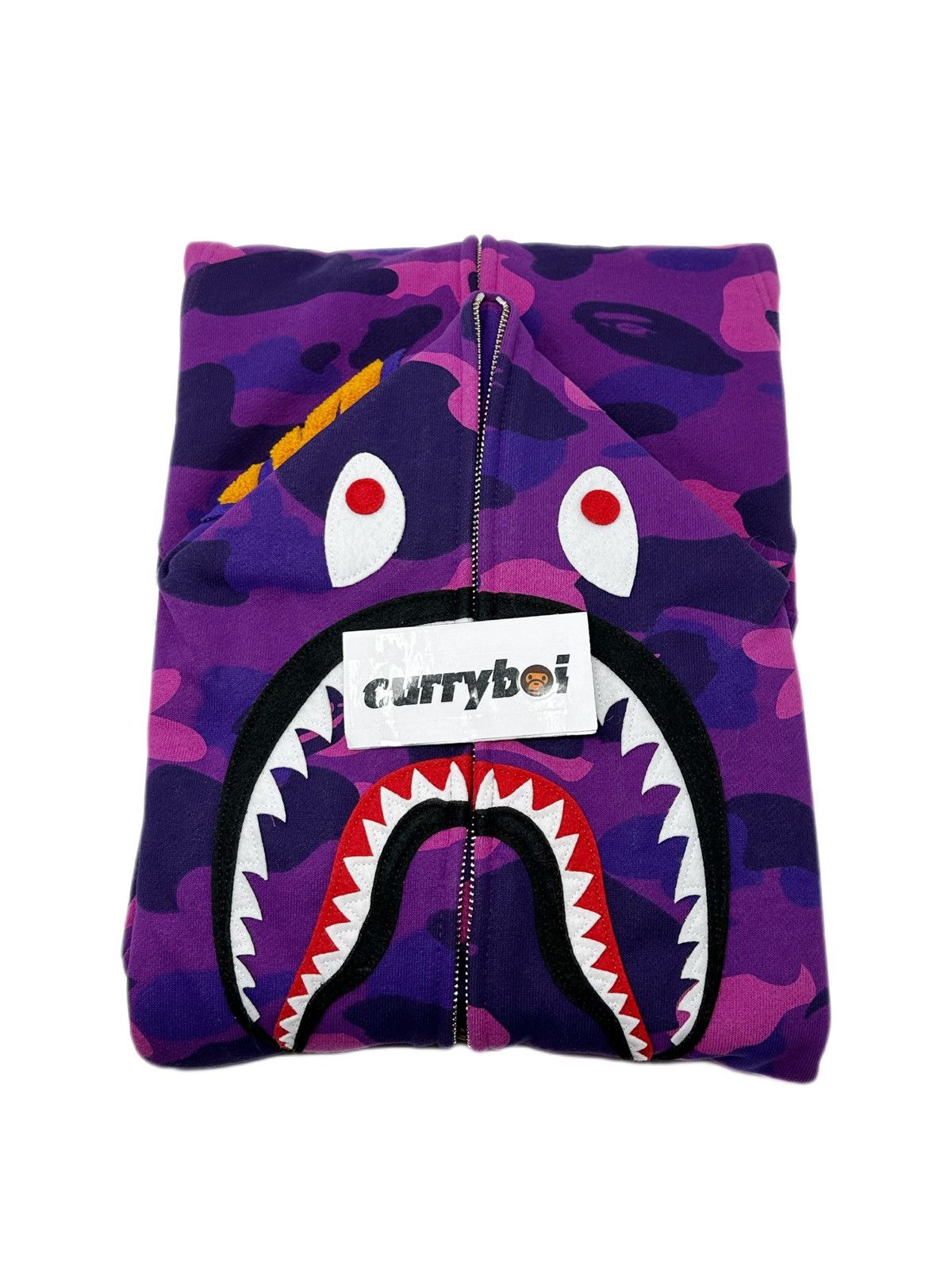 Bape BAPE Color Camo Shark Pullover Hoodie Purple Size US S / EU 44-46 / 1 - 4 Thumbnail