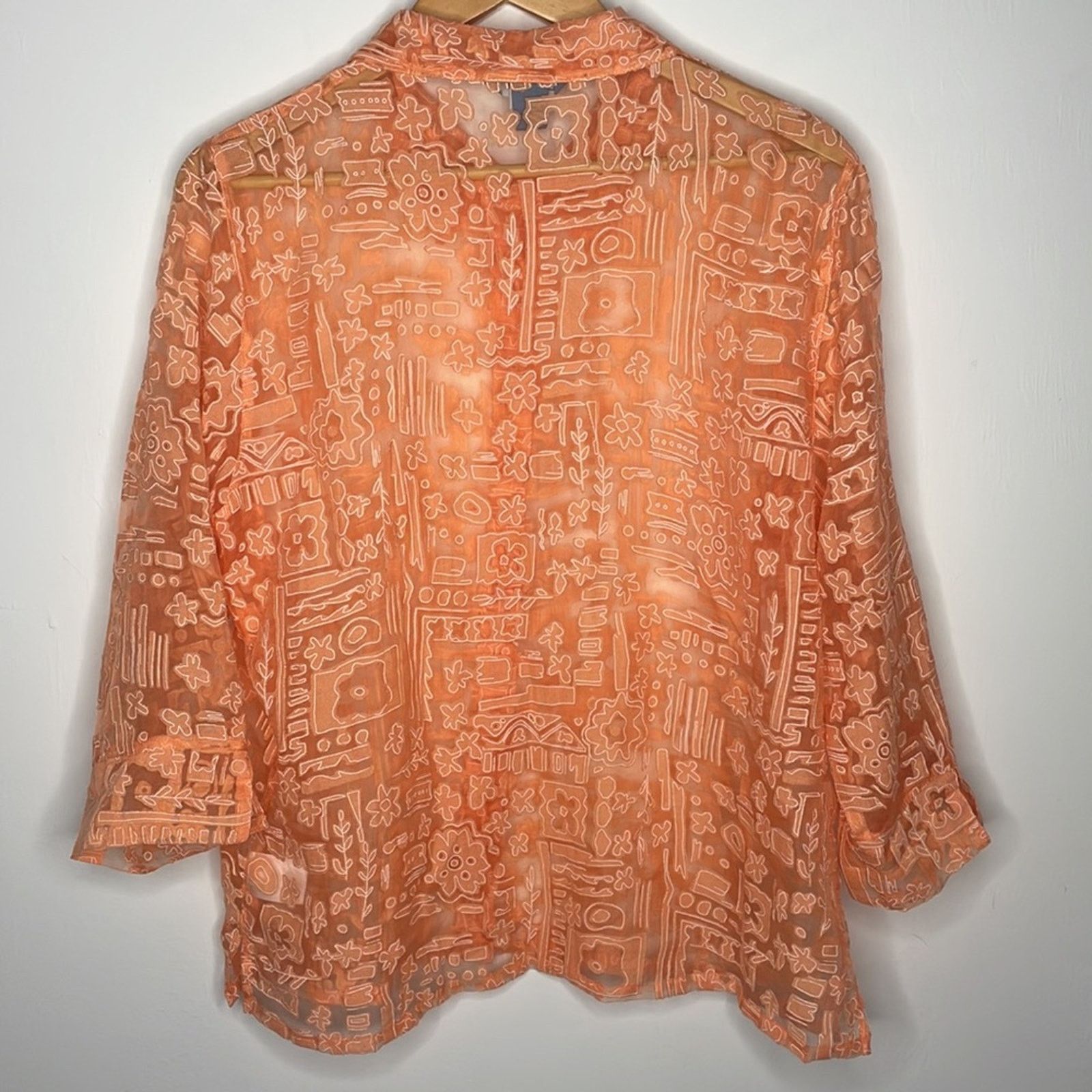 Vintage Koret Vintage Sheer Shirt Size L / US 10 / IT 46 - 4 Thumbnail