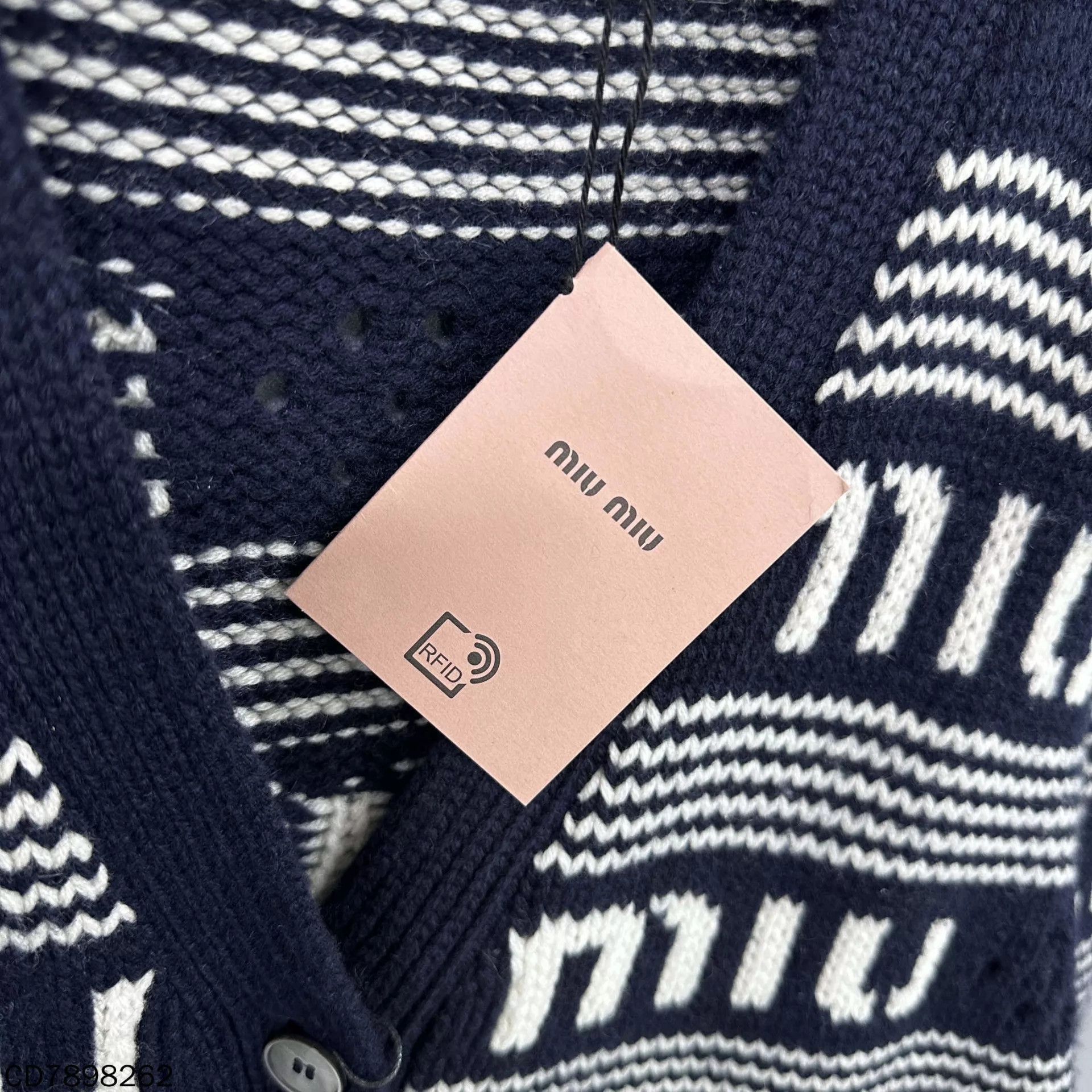 Miu Miu MIUMIU All Over Print Cardigan Women's 38 Size XS / US 0-2 / IT 36-38 - 6 Thumbnail