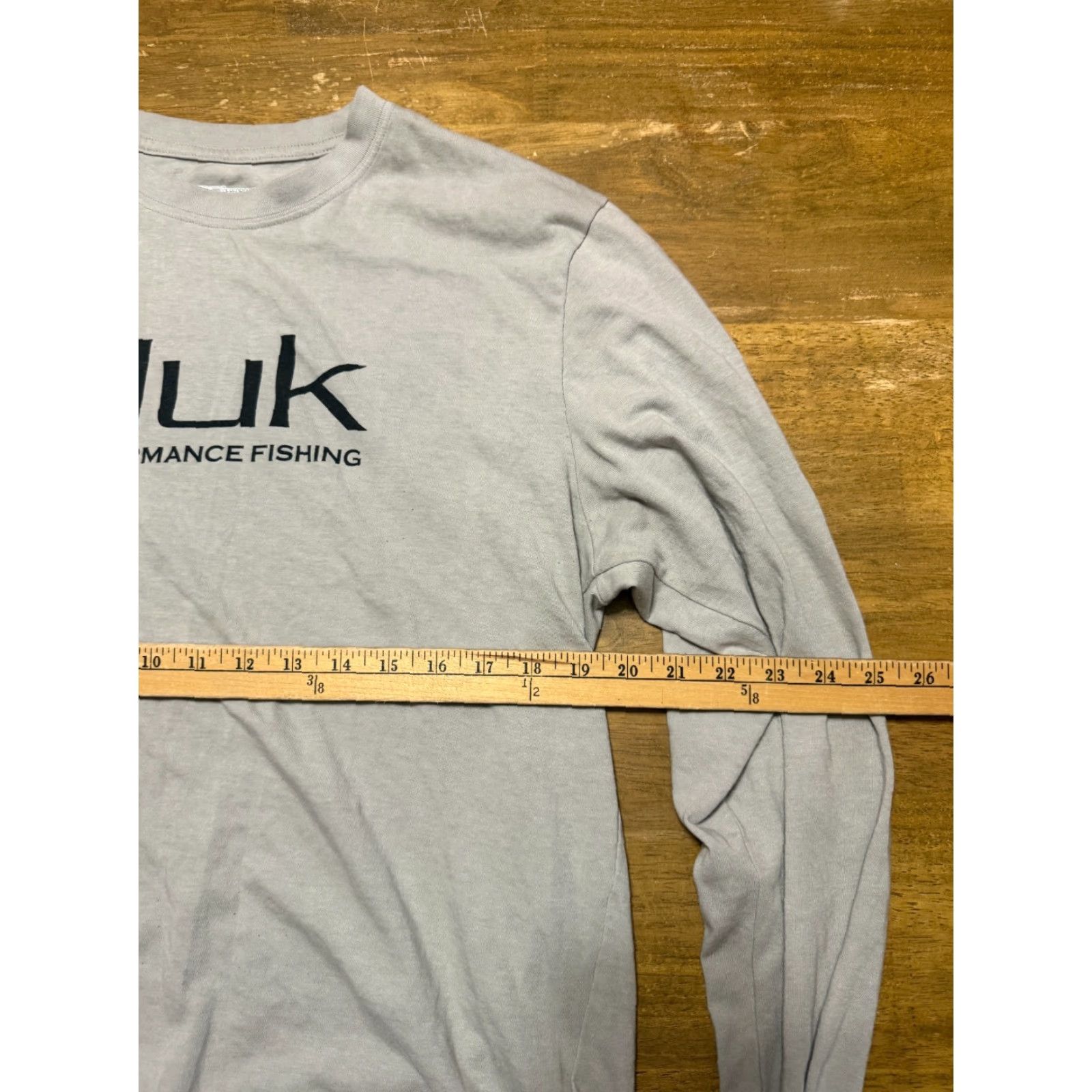 Vintage HUK Performance Shirt Men's Large Gray Black Fishing Long Sleeve Shirt Size US L / EU 52-54 / 3 - 6 Thumbnail
