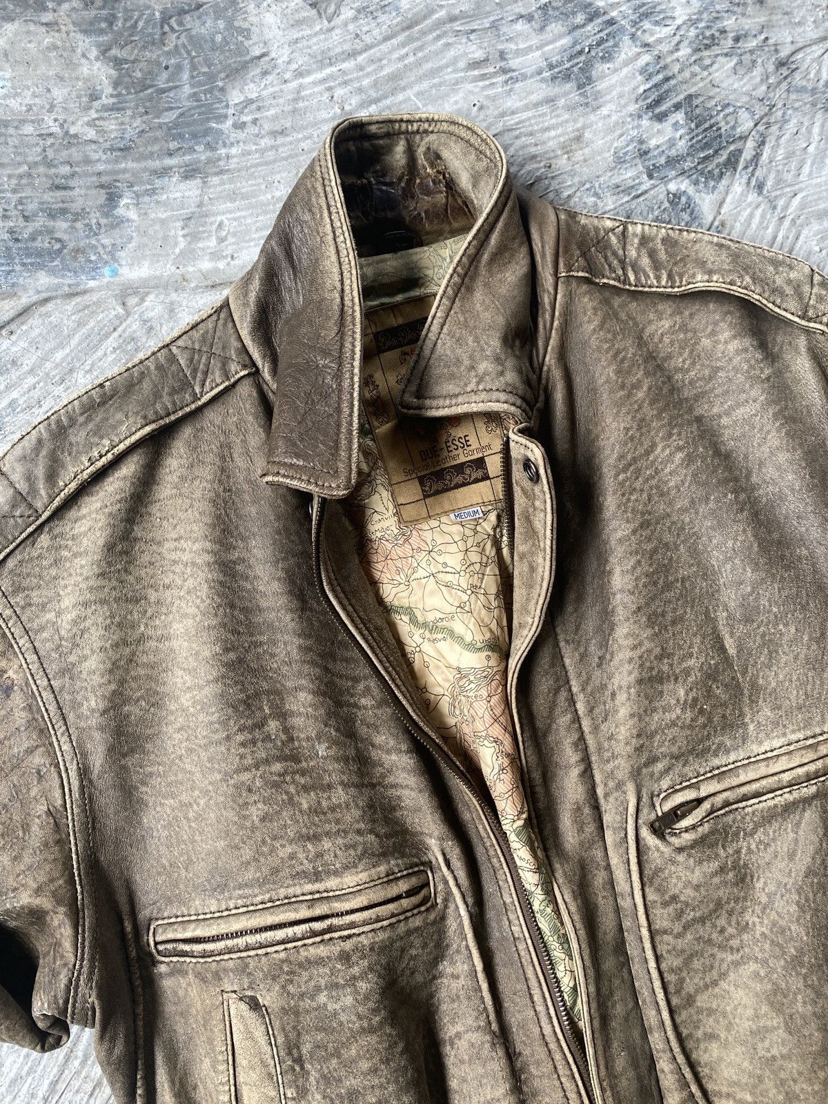 Vintage 💥OFFER NOW💥Vintage Due -Esse Fully Leather Jacket Sheepskin Size US M / EU 48-50 / 2 - 5 Thumbnail