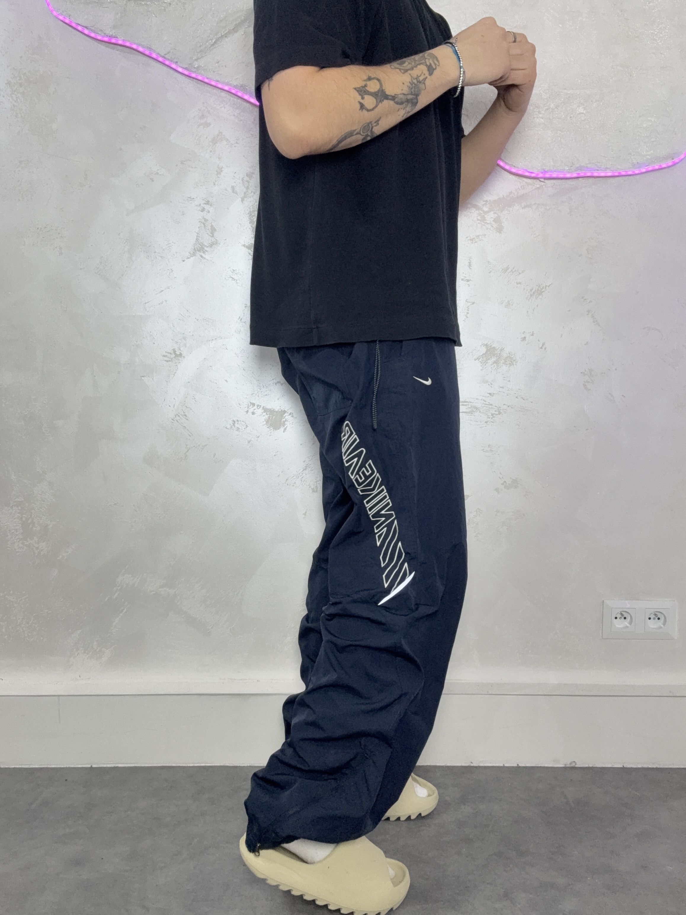 Nike Nike Athletic Shox Vibe Pants Parachute wide leg 2000s Size US 34 / EU 50 - 2 Thumbnail