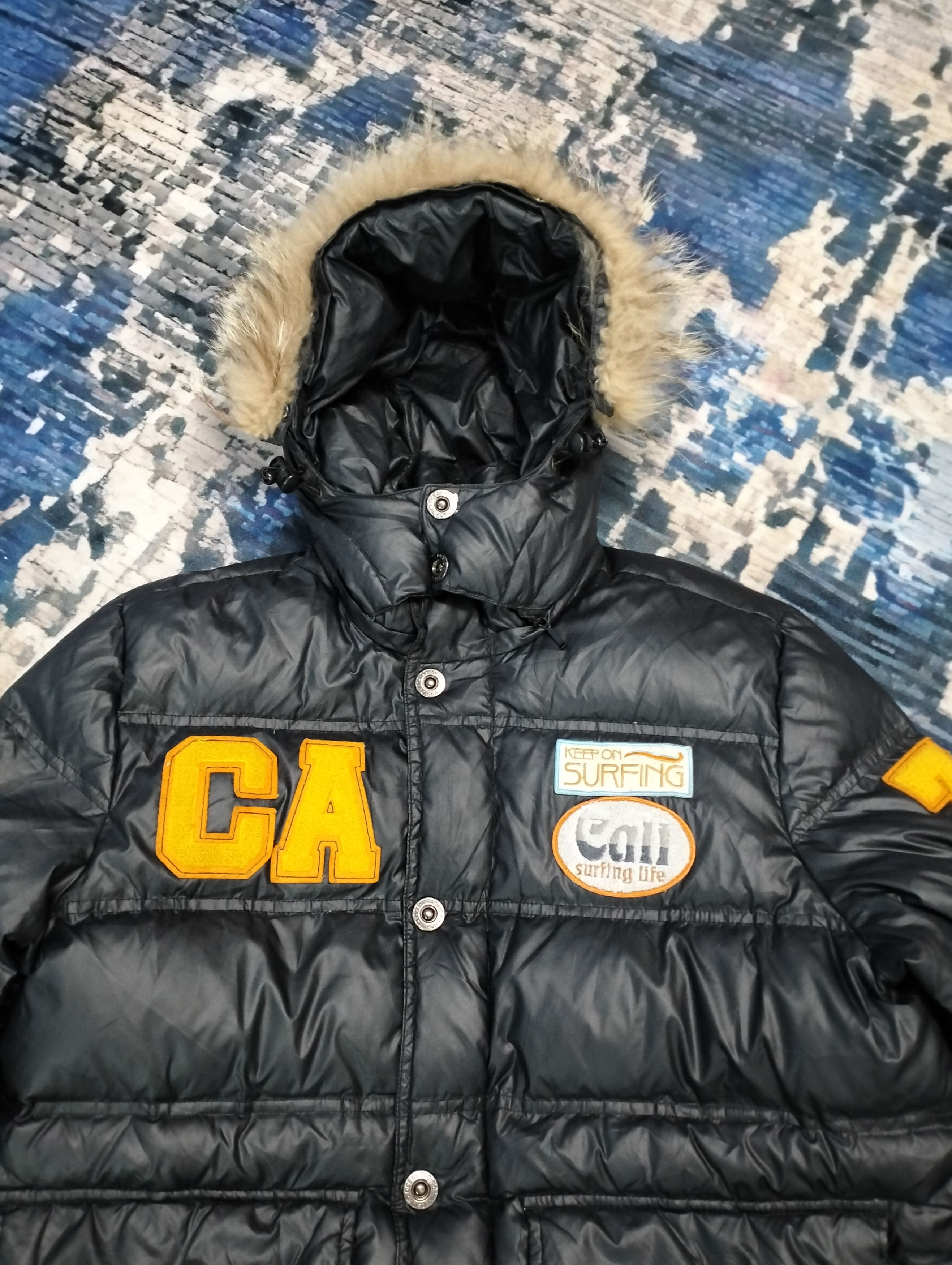 If Six Was Nine × Ocean Pacific Vintage OP Fur ifsixwasnine LGB mudmax Puffer Jacket Size US L / EU 52-54 / 3 - 3 Thumbnail