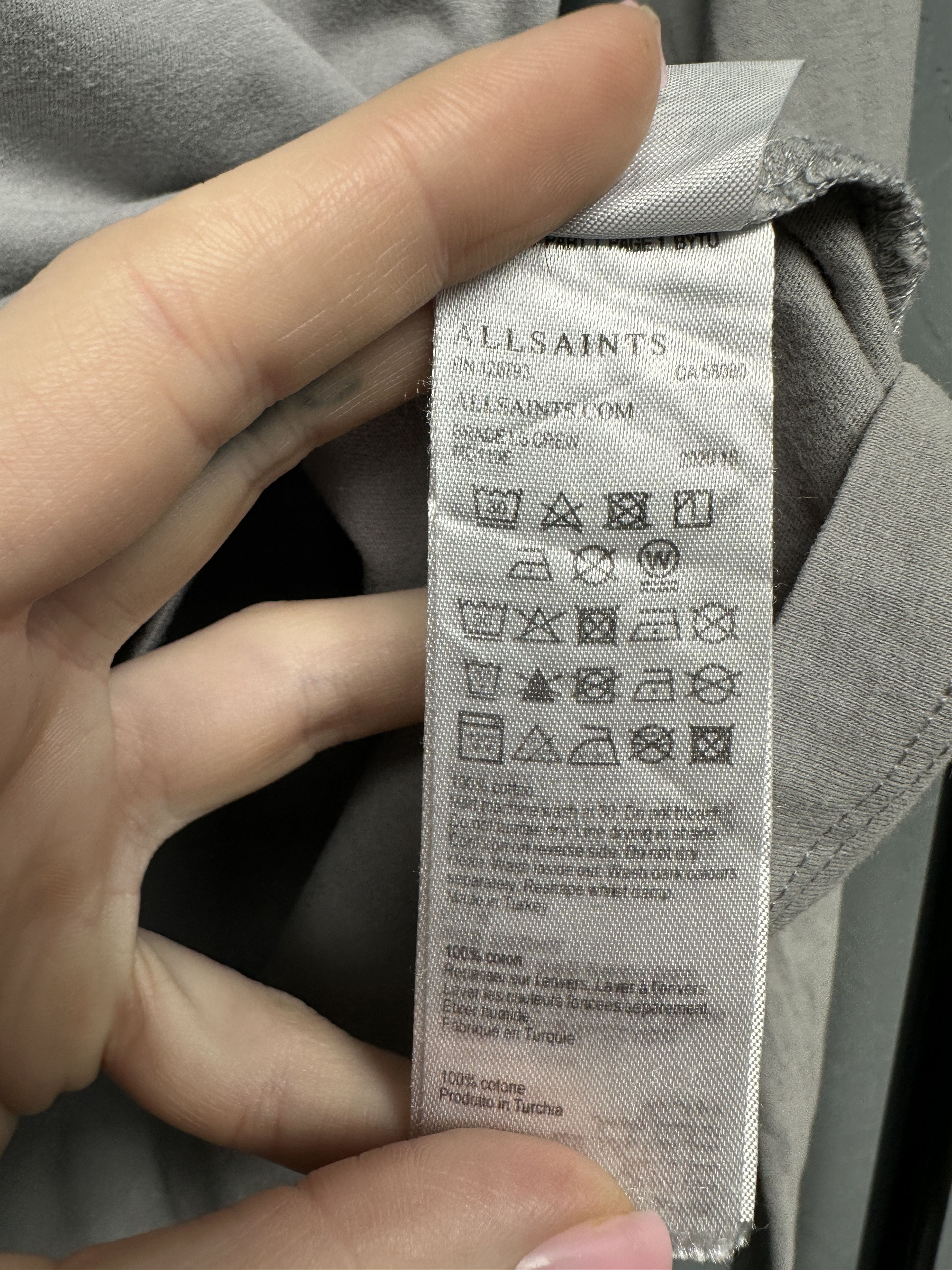 Allsaints Allsaints Brace Mens Crew Neck Long Sleeve T-Shirt Tee Size US XXL / EU 58 / 5 - 6 Thumbnail