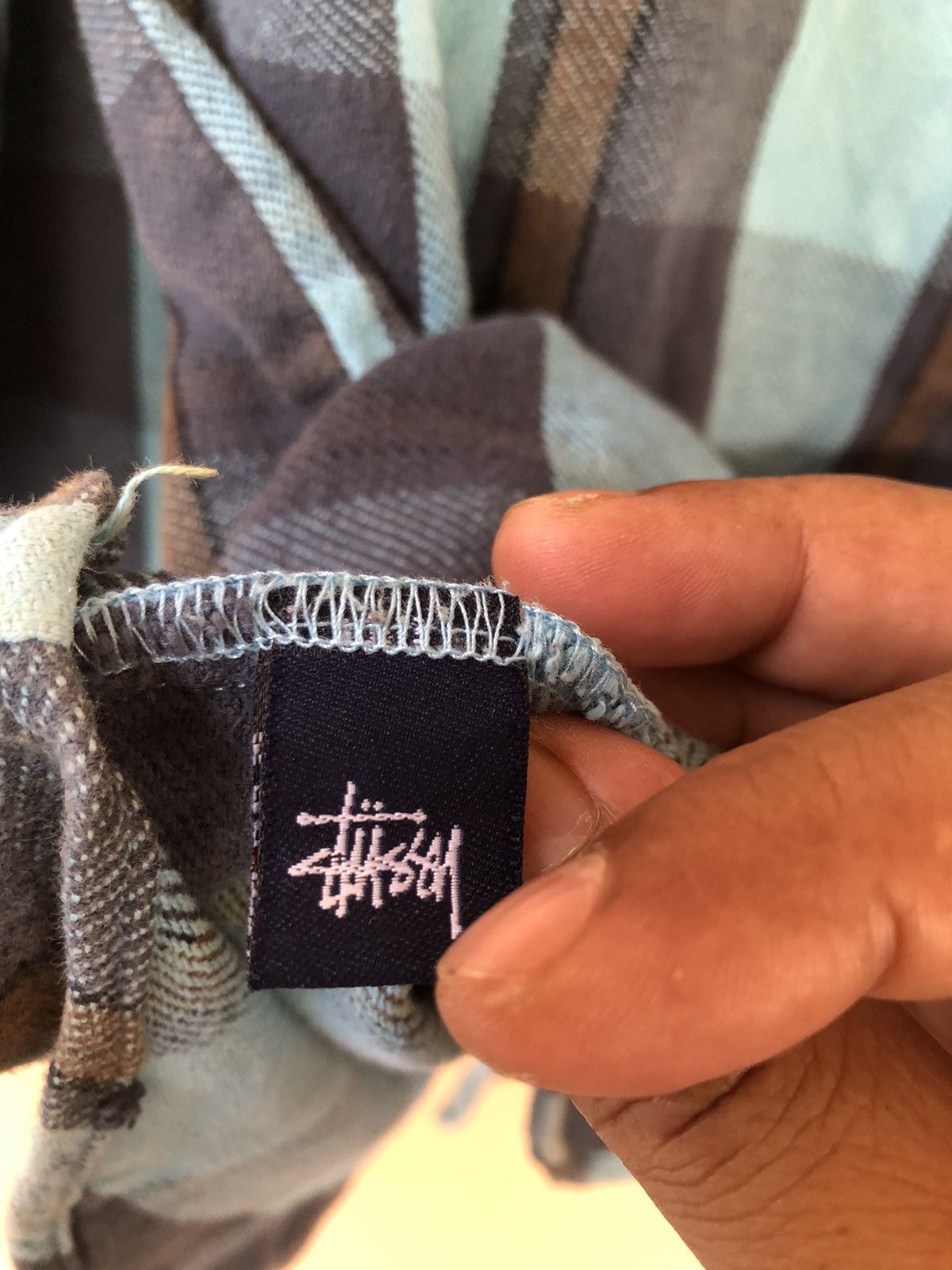 Stussy × Vintage Vintage STUSSY Heavy Cotton Flanel Size US M / EU 48-50 / 2 - 14 Thumbnail