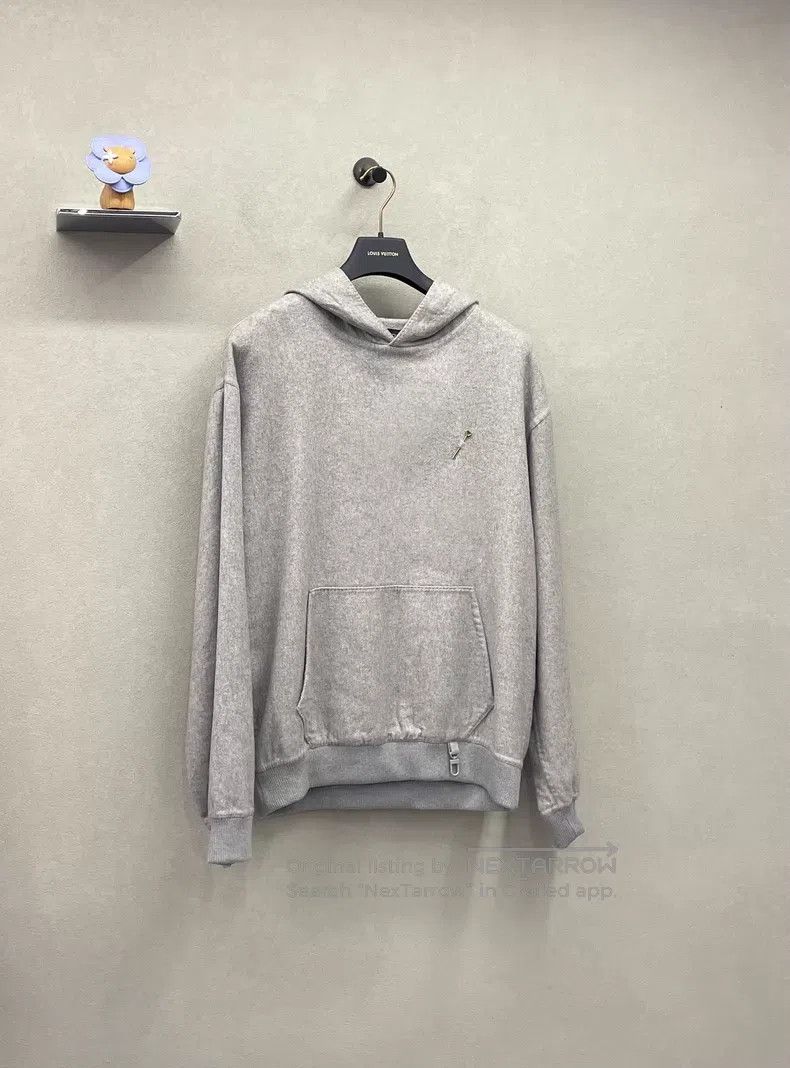 Louis Vuitton Louis Vuitton Grey cashmere hooded sweatshirt Size US L / EU 52-54 / 3 - 3 Thumbnail