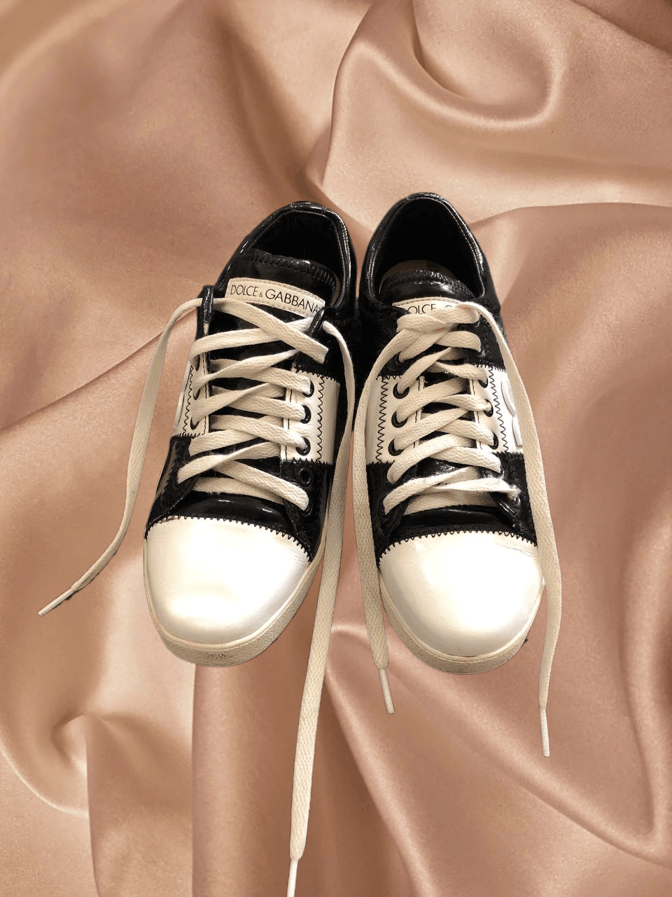 Vintage D&G luxury Low-Top Sneakears Y2K Dolce&Gabbana