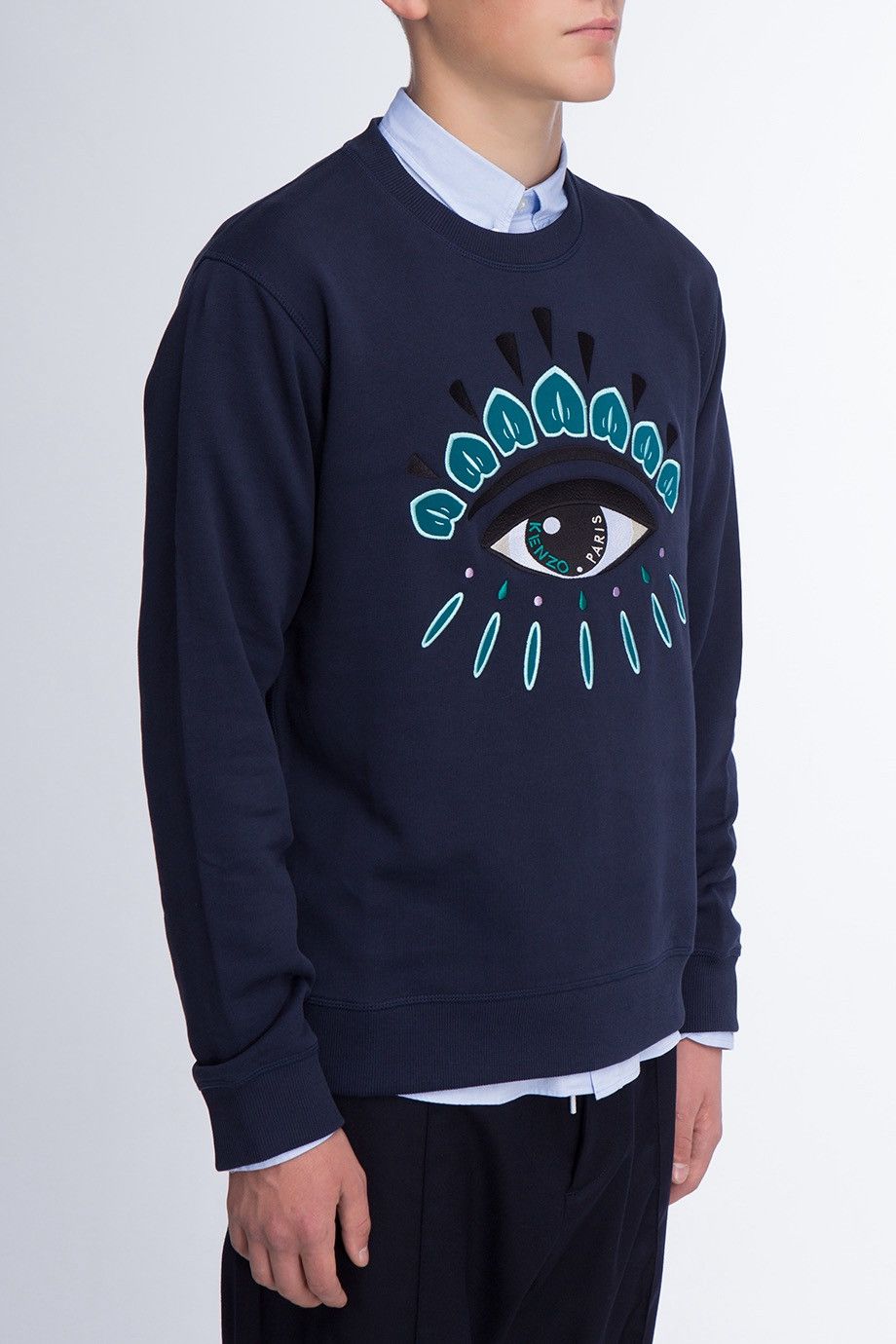 Kenzo 💙 Kenzo Eye Sweatshirt Navy Size S Size US S / EU 44-46 / 1 - 7 Thumbnail
